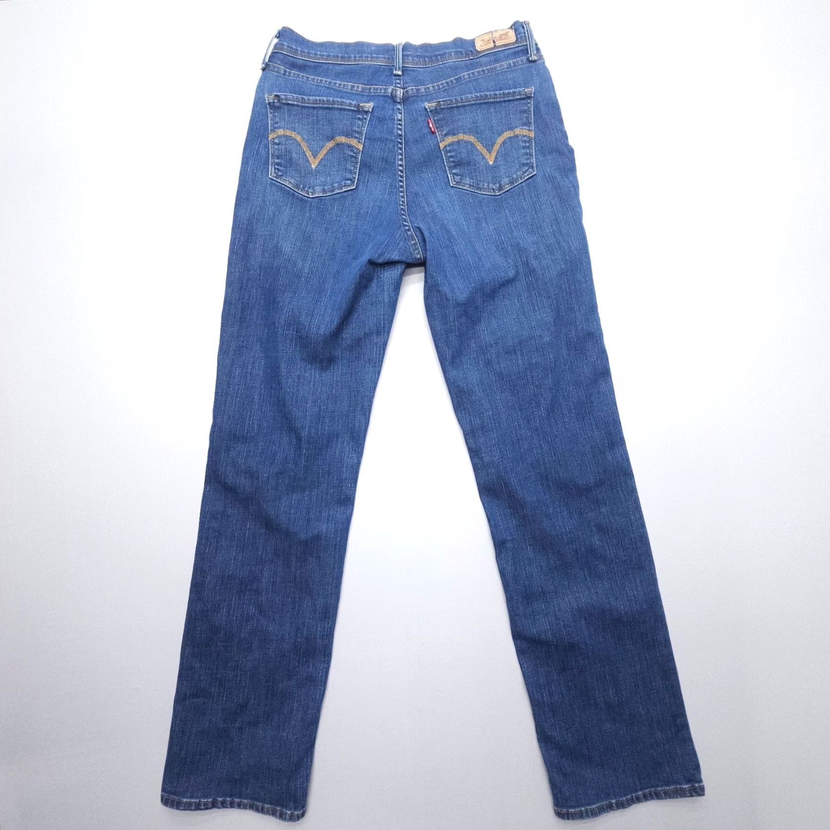 Levi's VINTAGE Levi's 512 Perfectly Slimming Straight Jeans Blue Size 29 x 31 2000's Womens Size 29" - 3 Thumbnail
