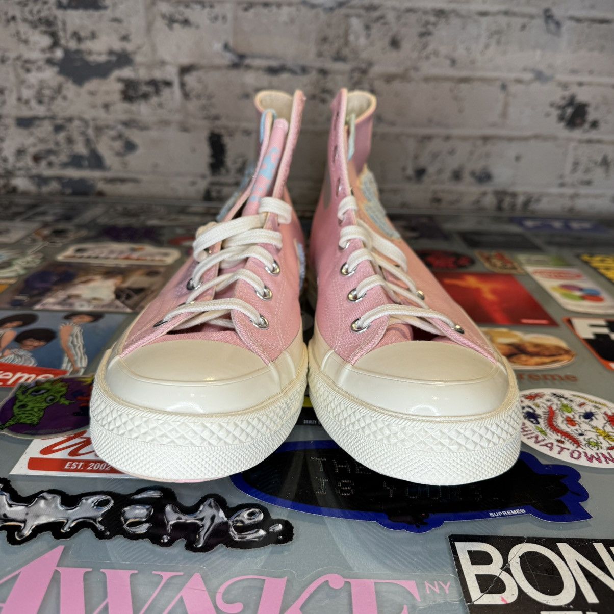 Converse × Golf le Fleur Converse Chuck 70 Hi Golf Le Fleur Pink Chenille Sz 9.5 Size US 9.5 / EU 42-43 - 4 Thumbnail