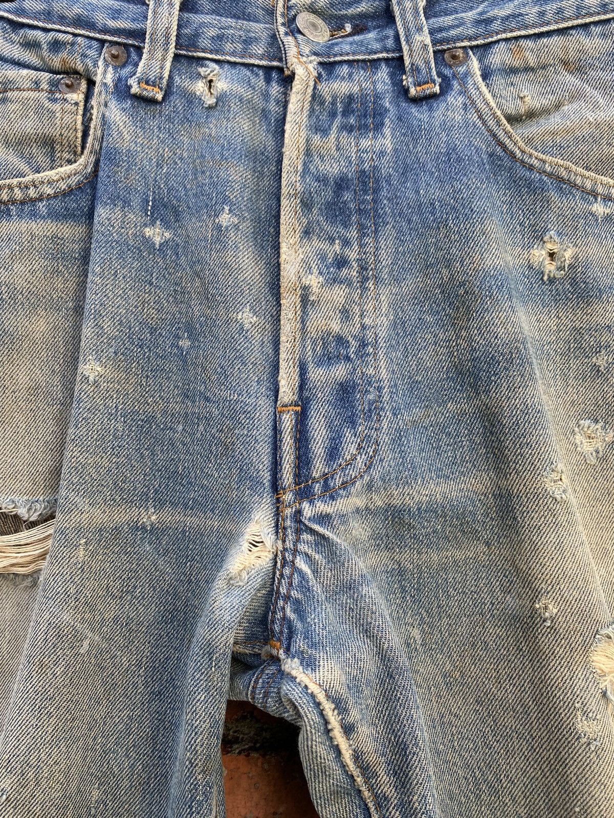 Levi's Vintage Clothing W32x32.5 Vintage levi's 501 redline distressed made in USA Size US 32 / EU 48 - 6 Thumbnail