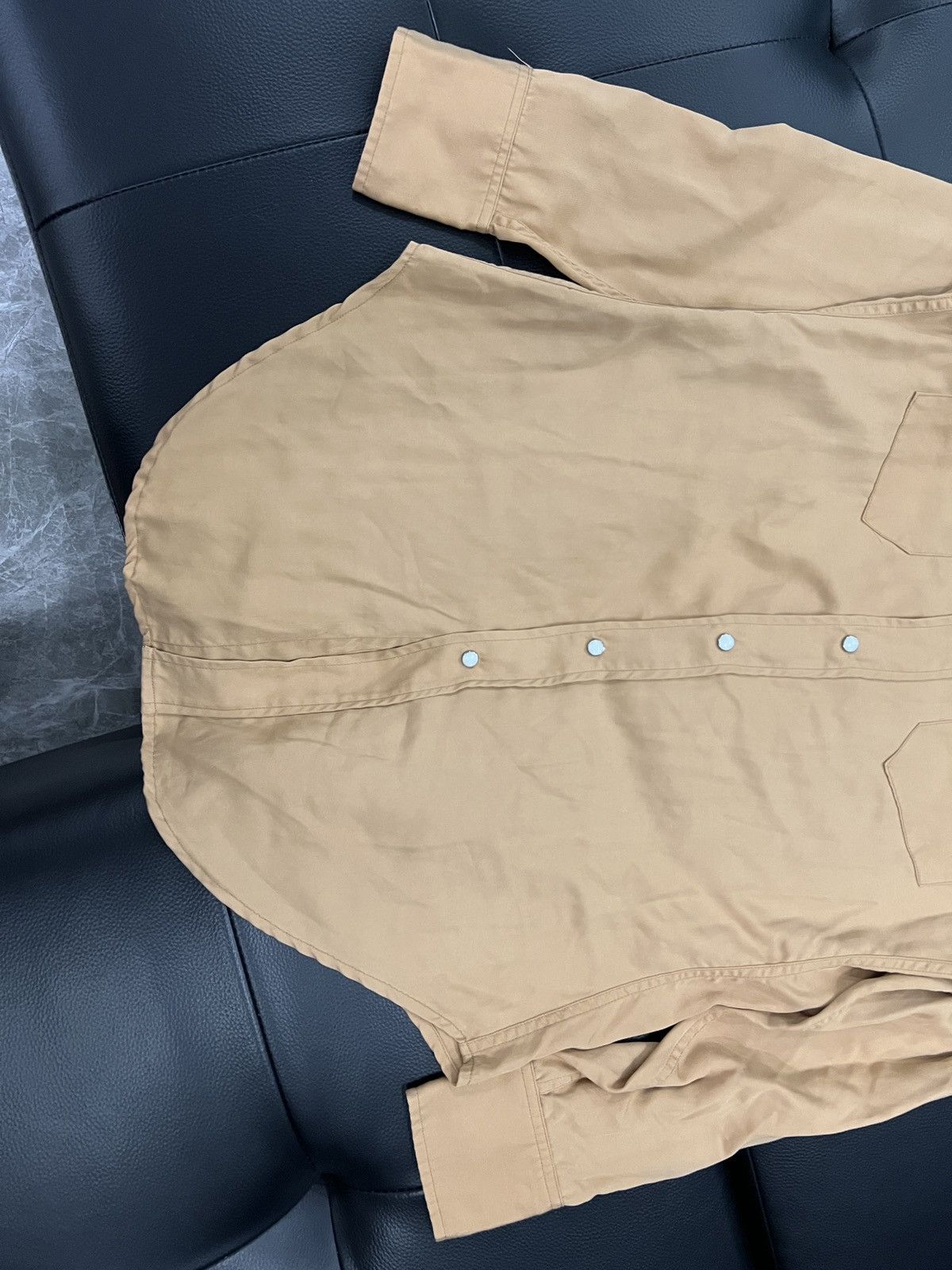 Evisu Evisu Turquoise Snap Button Shirt Size US XXS / EU 40 - 3 Thumbnail
