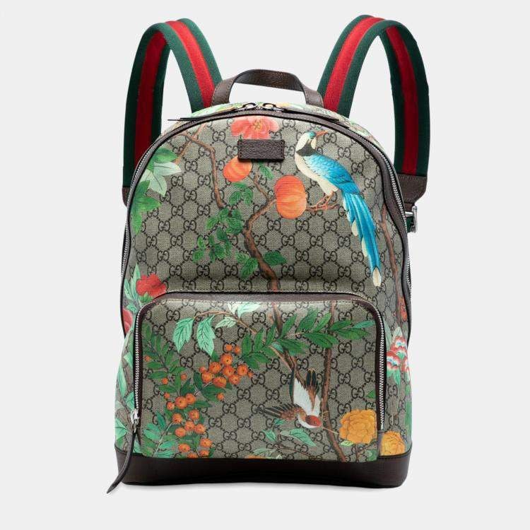 Gucci Gucci Canvas GG Supreme Tian Backpack Size ONE SIZE - 1 Thumbnail