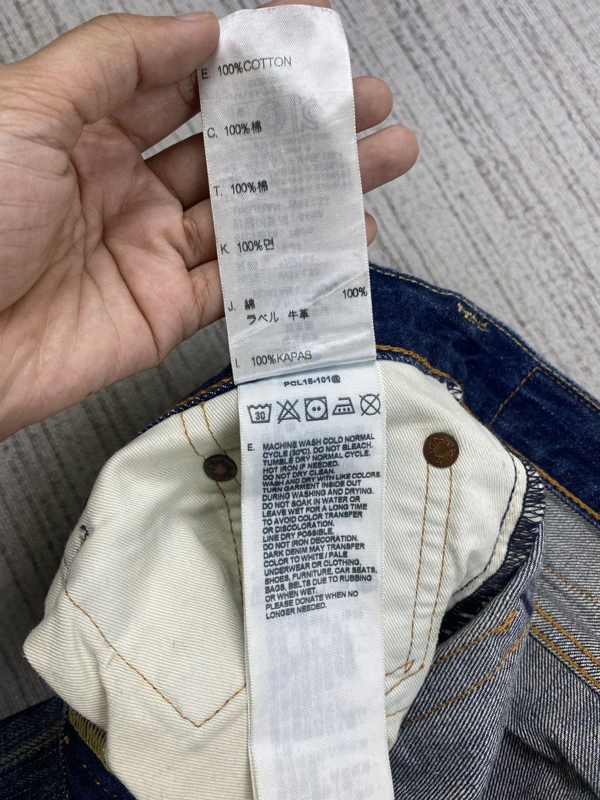 Levi's Vintage Levi’s 502 Distressed Denim Jeans Size US 33 - 19 Thumbnail