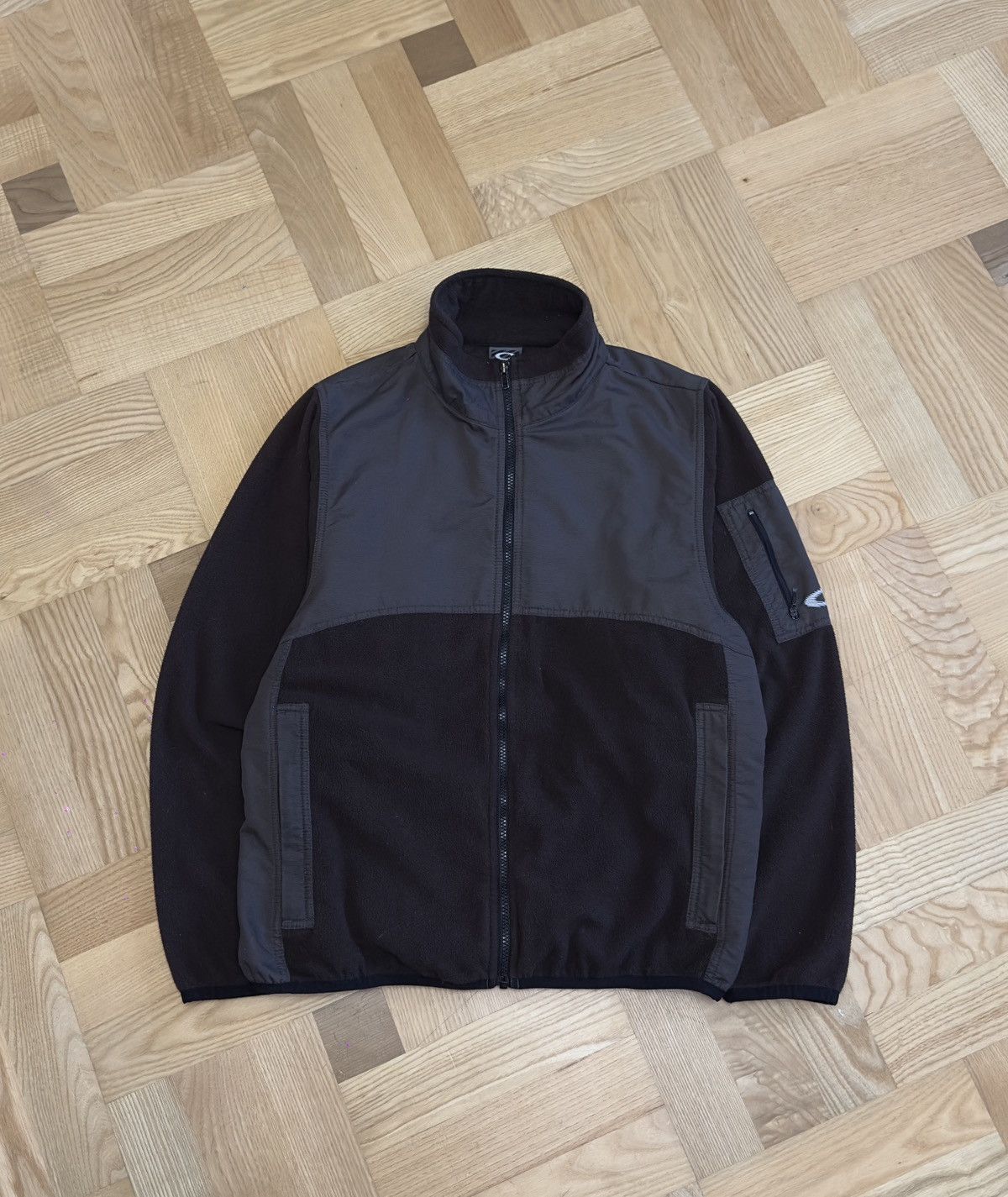 Oakley ☠️OAKLEY Software 2000s Vintage Brown Fleece Sherpa Jacket Size US M / EU 48-50 / 2 - 2 Thumbnail
