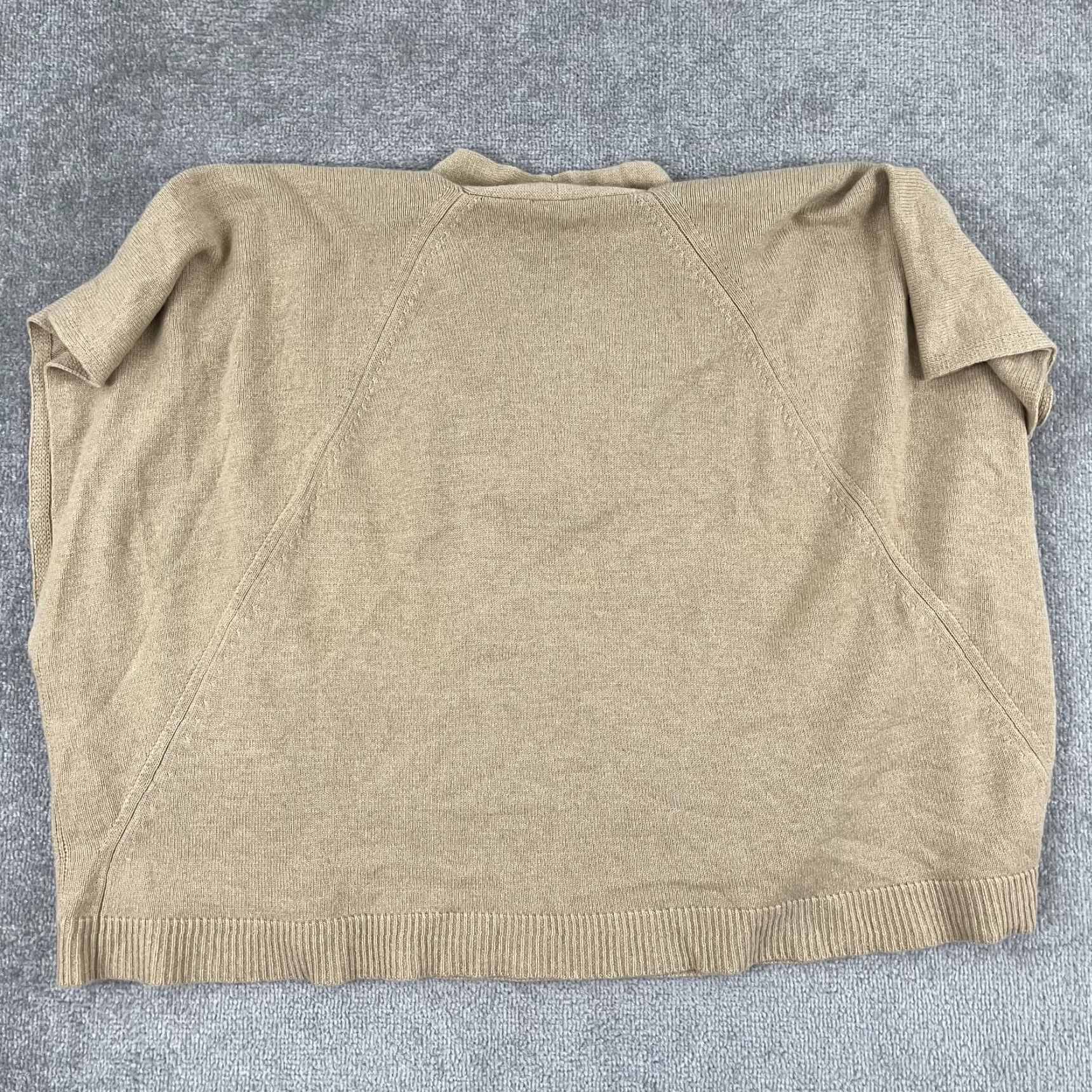 Theory Theory Sweater Womens L Oversized Cashmere Pullover Brown Tan Pockets Preppy Vintage No Size L / US 10 / IT 46 - 7 Thumbnail