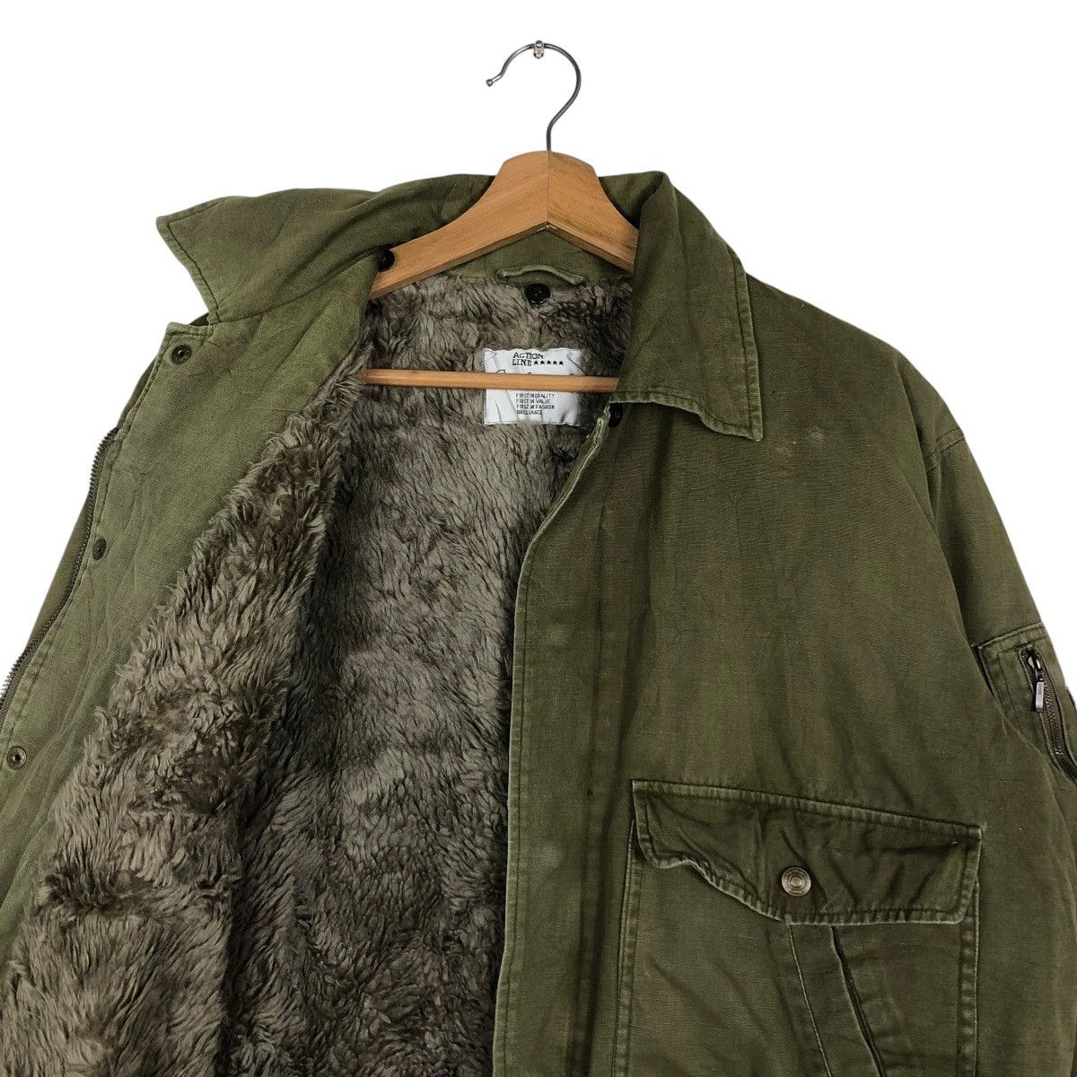 Japanese Brand 🔥VINTAGE BIKER BOMBER JACKET BIG POCKETS SPOKEMAN Size US M / EU 48-50 / 2 - 14 Thumbnail