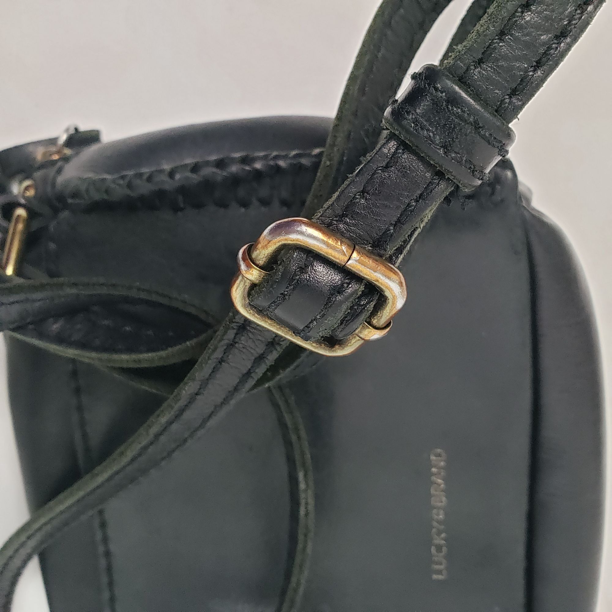 American Eagle Outfitters American Eagle Blk Italian Leather Mini Small Crossbody Bag Size ONE SIZE - 10 Thumbnail