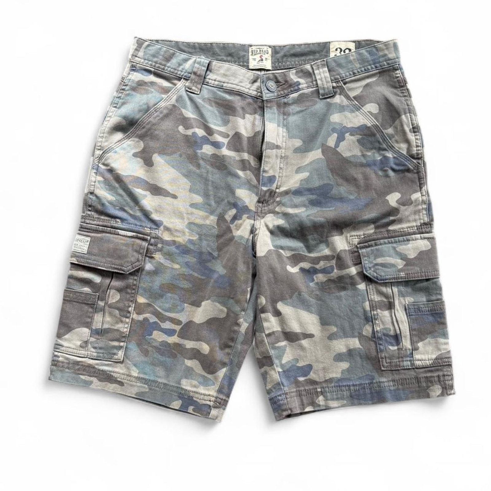 Redhead × Vintage Read Head Camo Cargo Shorts Size US 32 / EU 48 - 1 Thumbnail