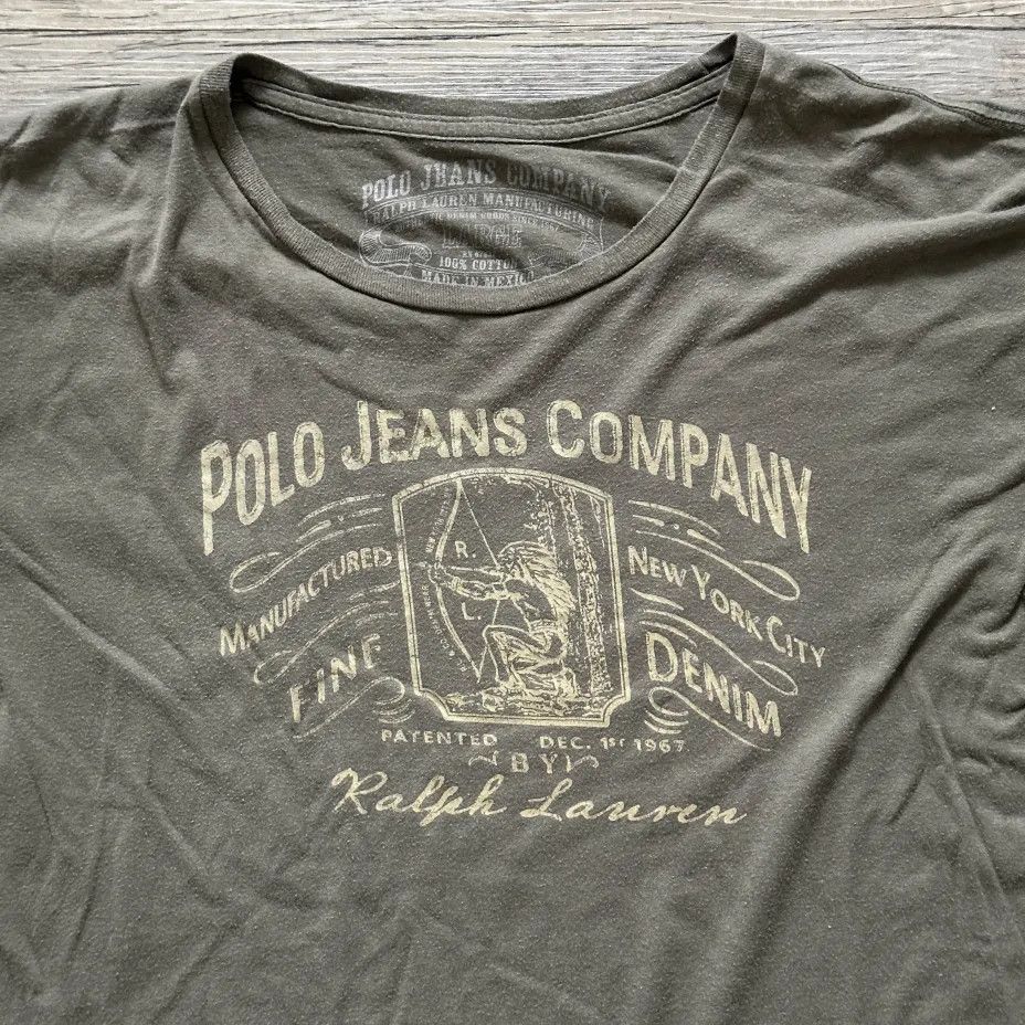 Polo Ralph Lauren Polo Ralph Lauren Polo Jeans Company Native American T Shirt Size US L / EU 52-54 / 3 - 2 Thumbnail