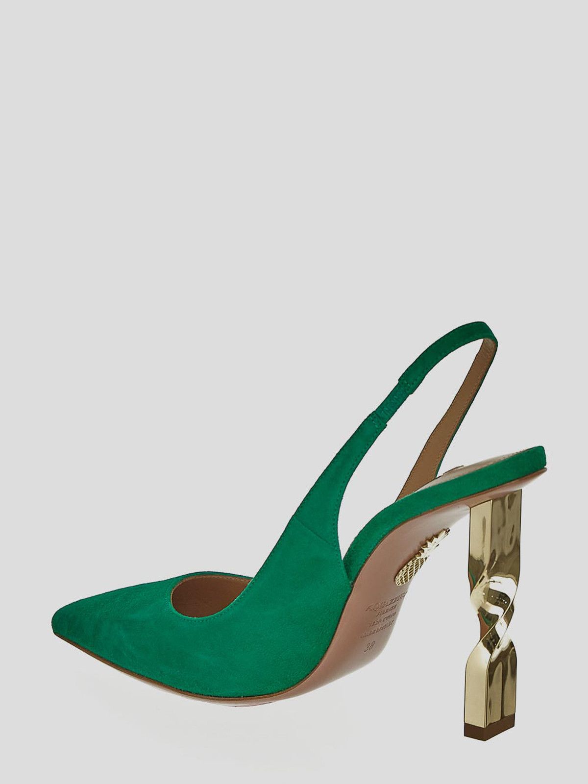 Aquazzura o1srvl11e1024 Pump in Green Size US 10 / IT 40 - 3 Thumbnail