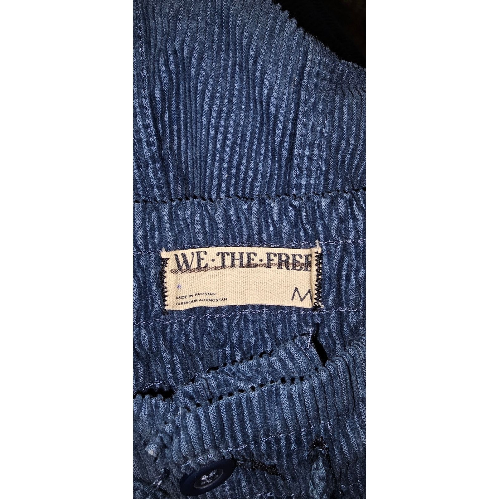 Free People Free People Modern Love Pull-On Cord Jeans $148 MEDIUM Blue Size 32" / US 10 / IT 46 - 5 Thumbnail