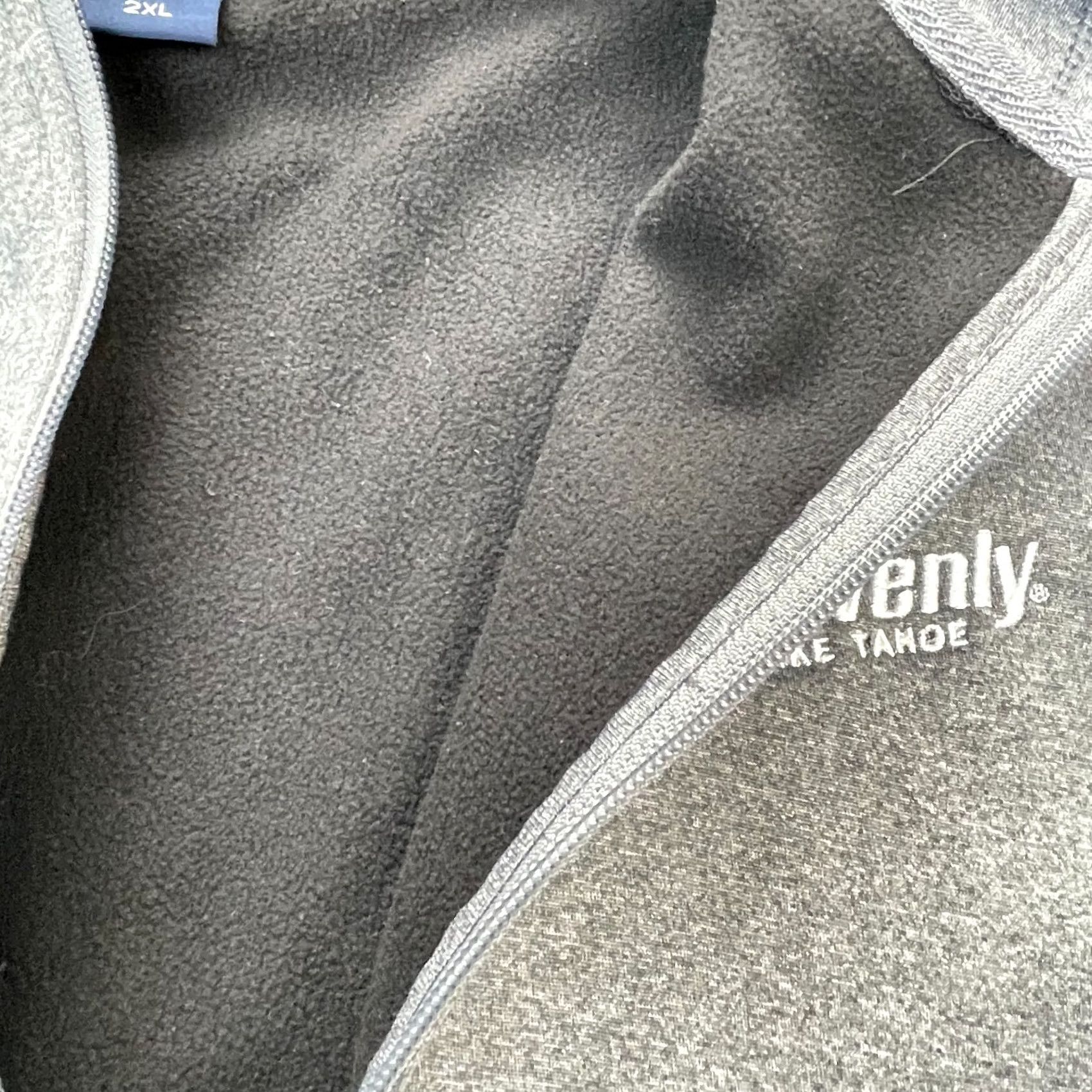 Vintage Heavenly Lake Tahoe Hoodie Men 2XL Gray Fleece Lined Full Zip Logo Landway Hoodie Ski Outdoor Sports Mens Size US XXL / EU 58 / 5 - 6 Thumbnail
