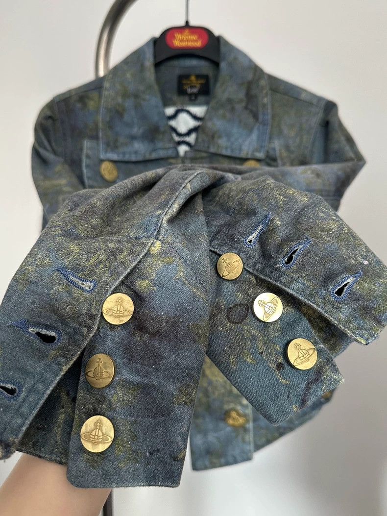 Vivienne Westwood Vivienne Westwood Napoleon-inspired denim jacket Size M / US 6-8 / IT 42-44 - 4 Thumbnail