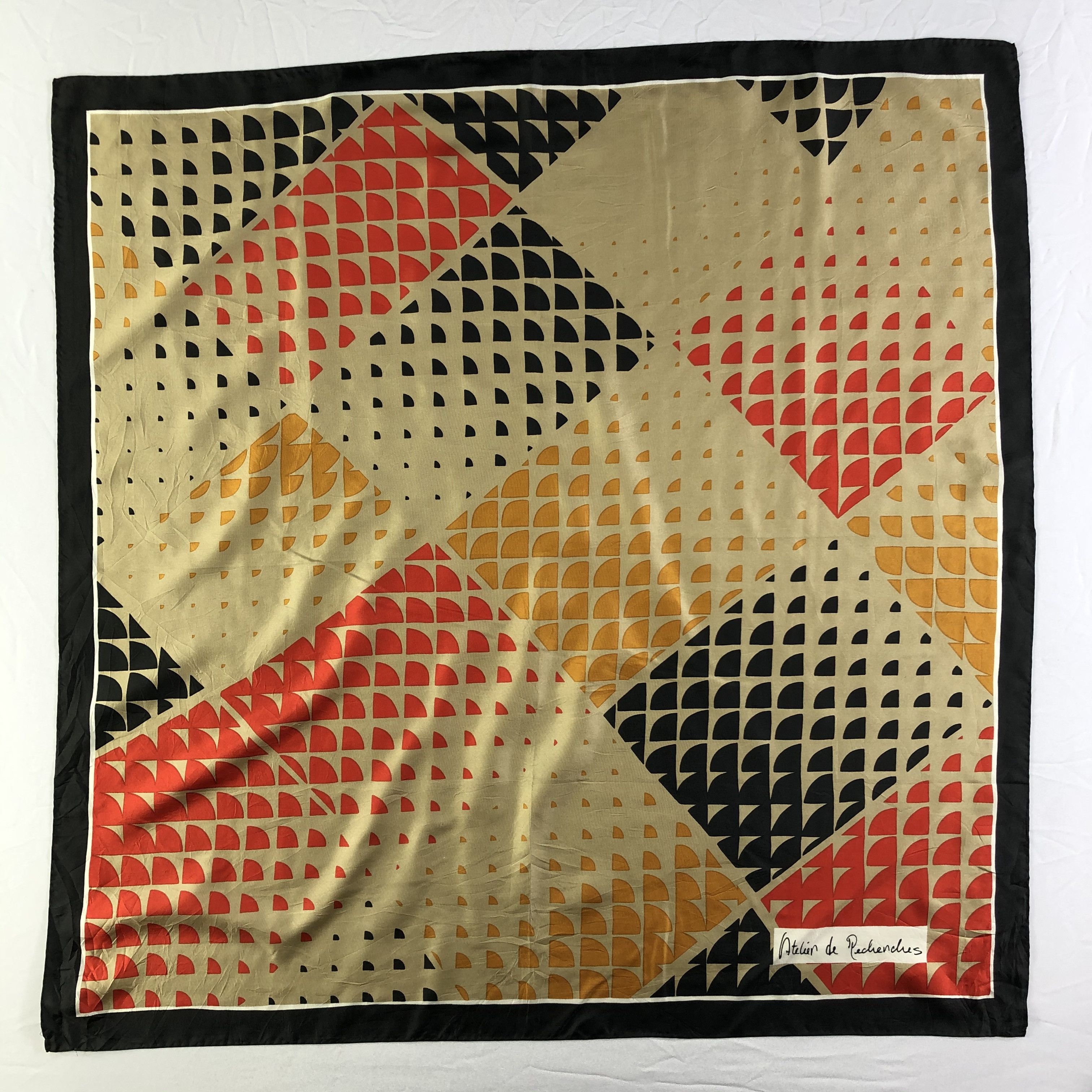 Vintage Vintage Silk Scarf Size ONE SIZE - 2 Thumbnail