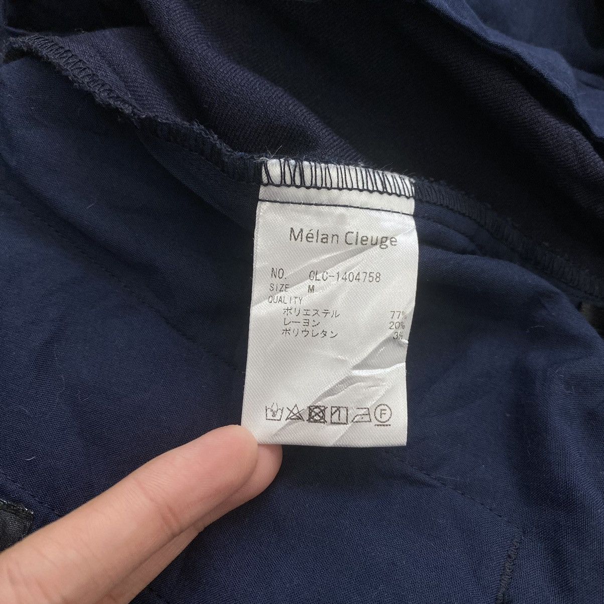 Japanese Brand MELAN CLEUGE Japanese Brand Navy Baggy Casual Trousers Pant Size US 28 / EU 44 - 6 Thumbnail