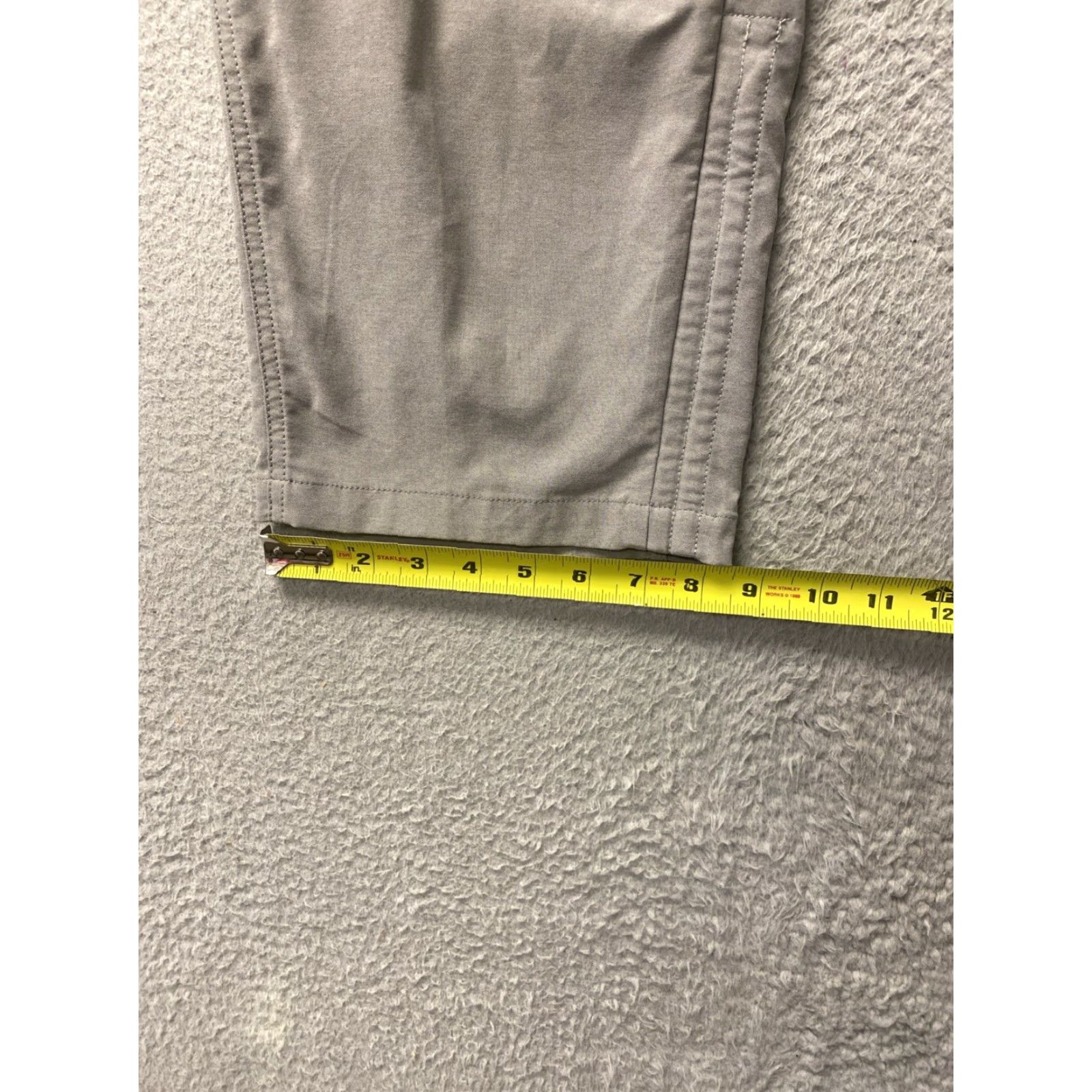 Vintage Kuhl Capri Pants 12 Gray Drawstrings Pockets Hiking Outdoor Camping Casual Travel Workwear Womens Size 34" / US 12 / IT 48 - 6 Thumbnail