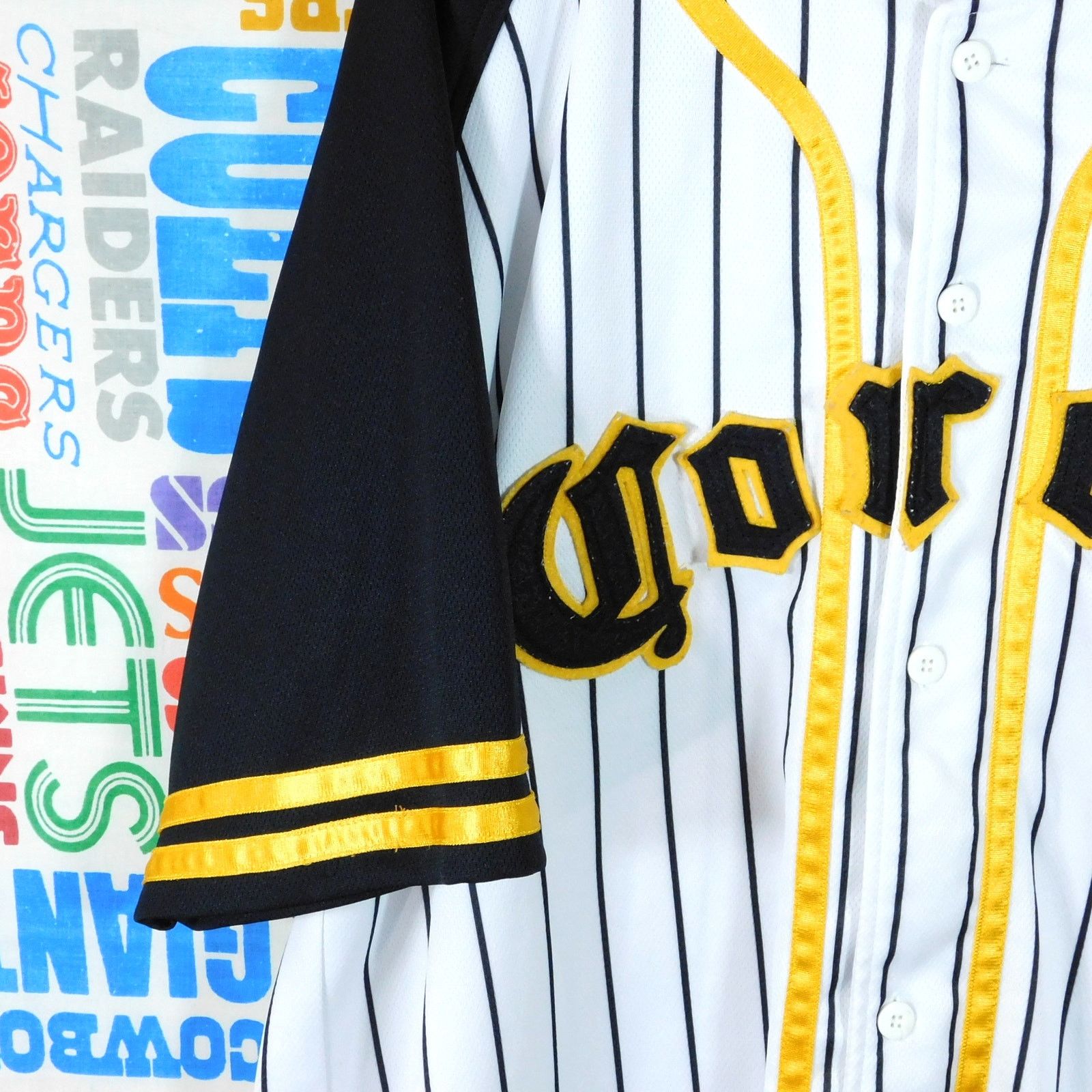 MLB Corona Beer Baseball Jersey Size XL Sewn Felt Button Front Size US XL / EU 56 / 4 - 4 Thumbnail