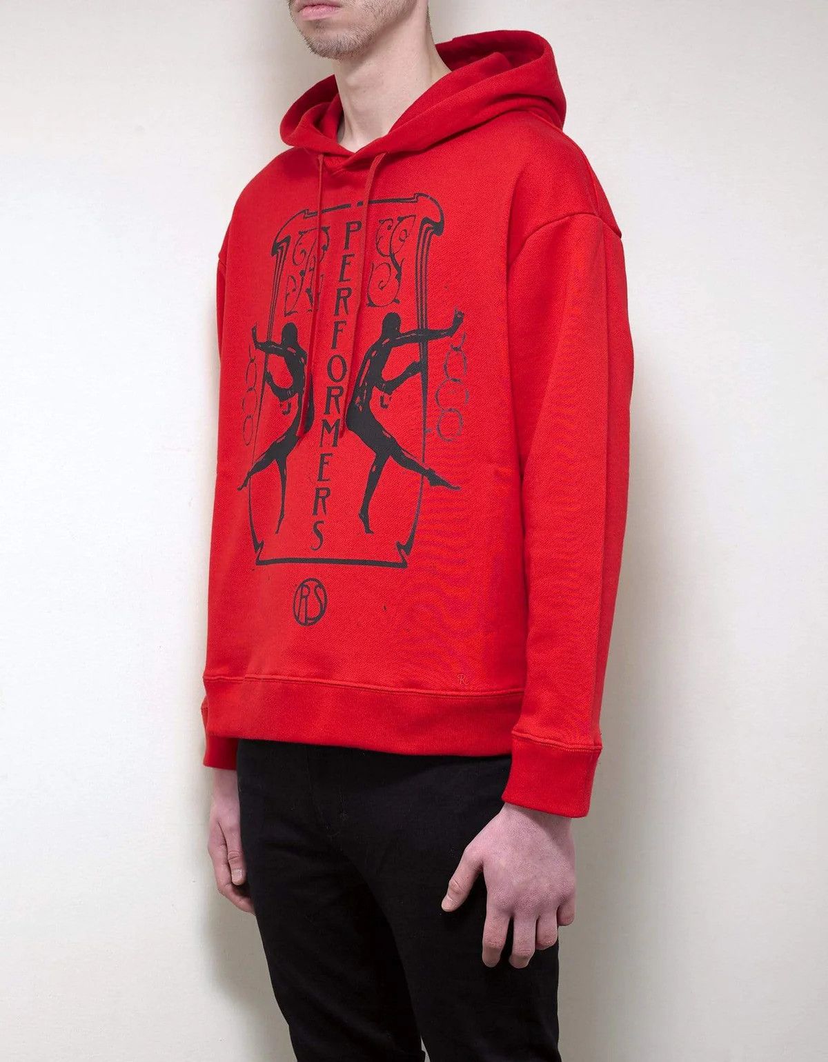 Raf Simons o1tko10326 Performars Hoodie in Red Size US M / EU 48-50 / 2 - 2 Thumbnail