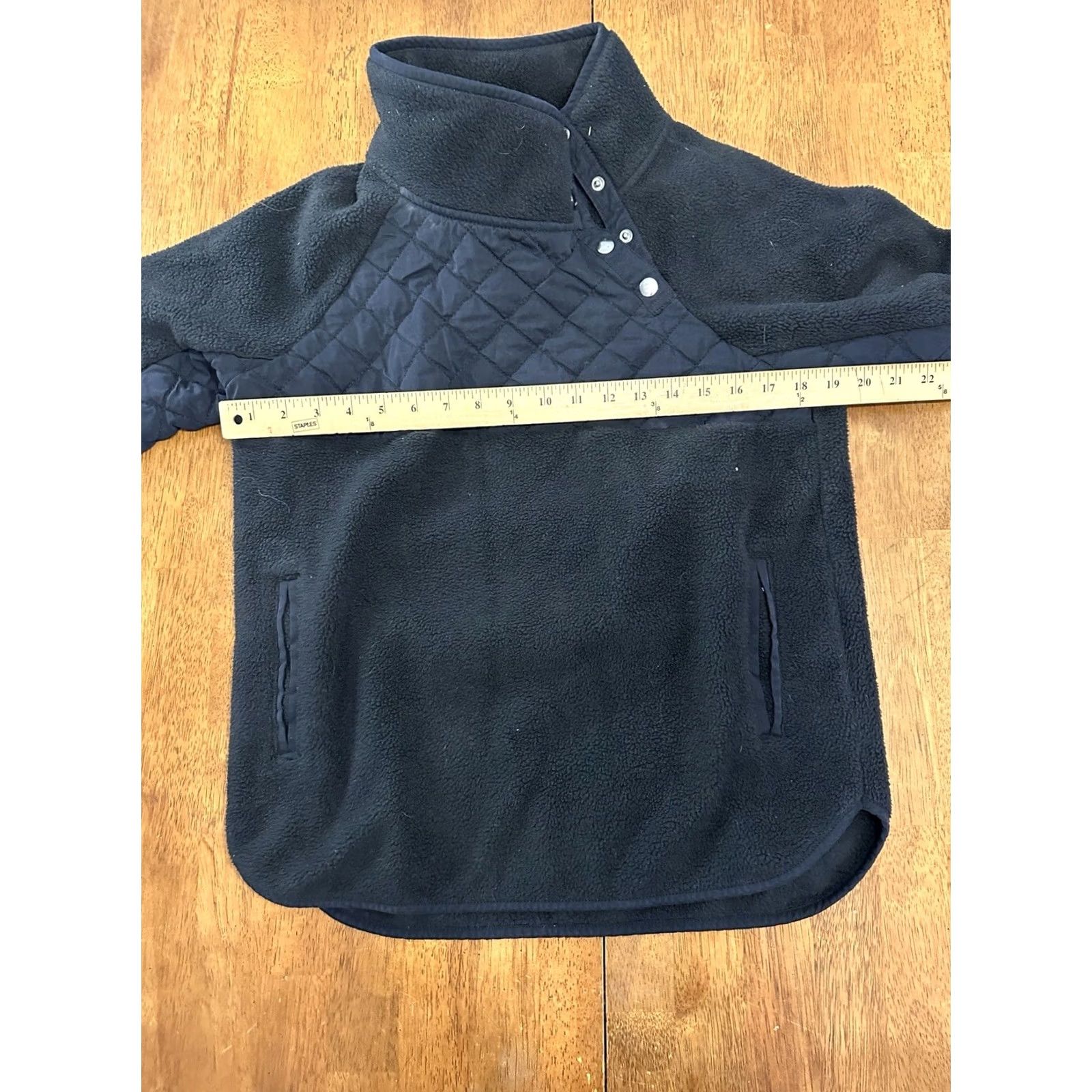Abercrombie & Fitch Abercrombie & Fitch Fleece Jacket - Medium Black Womens Size M / US 6-8 / IT 42-44 - 4 Thumbnail