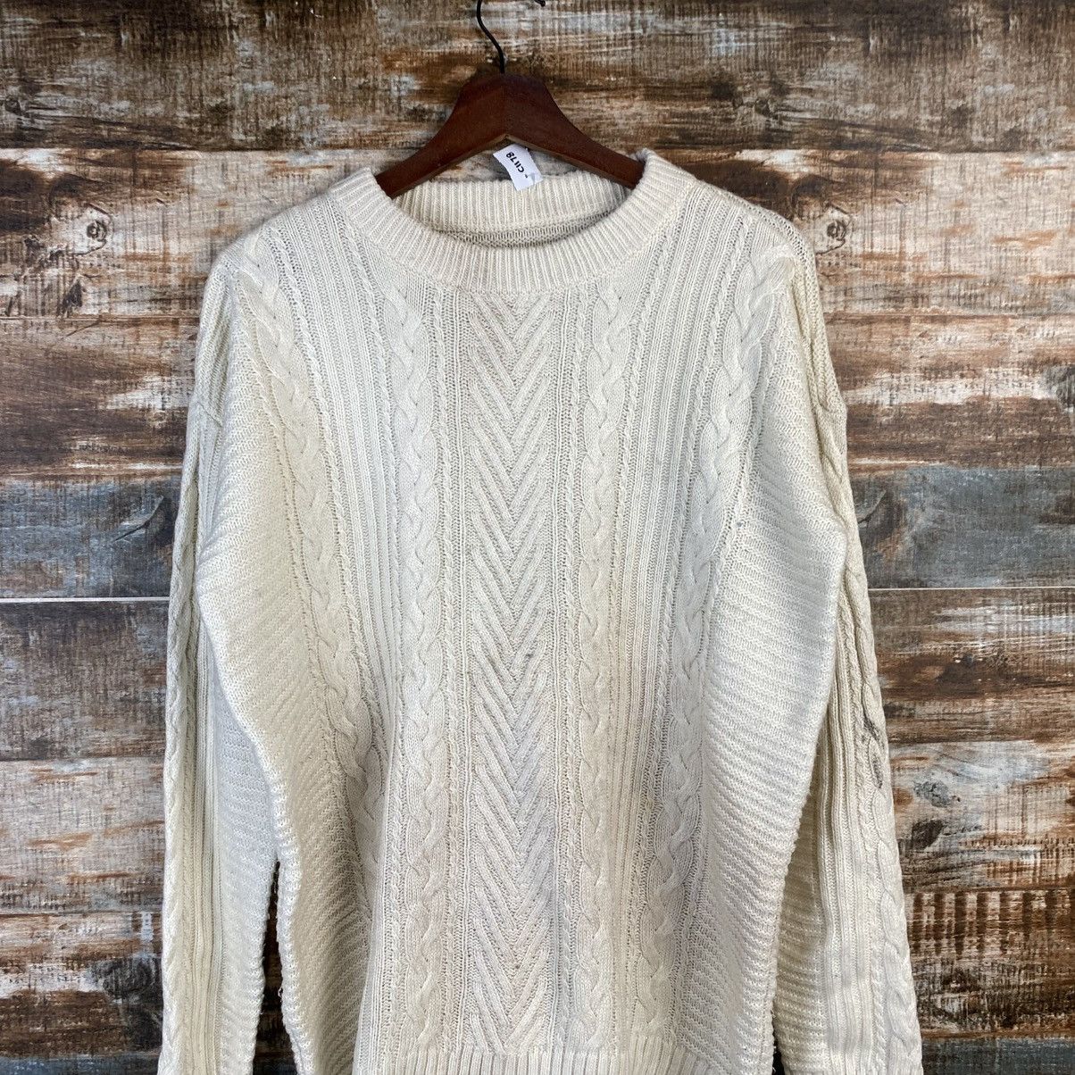 Vintage DL Uniqlo vintage White Knitwear #C1178 Size M / US 6-8 / IT 42-44 - 2 Thumbnail
