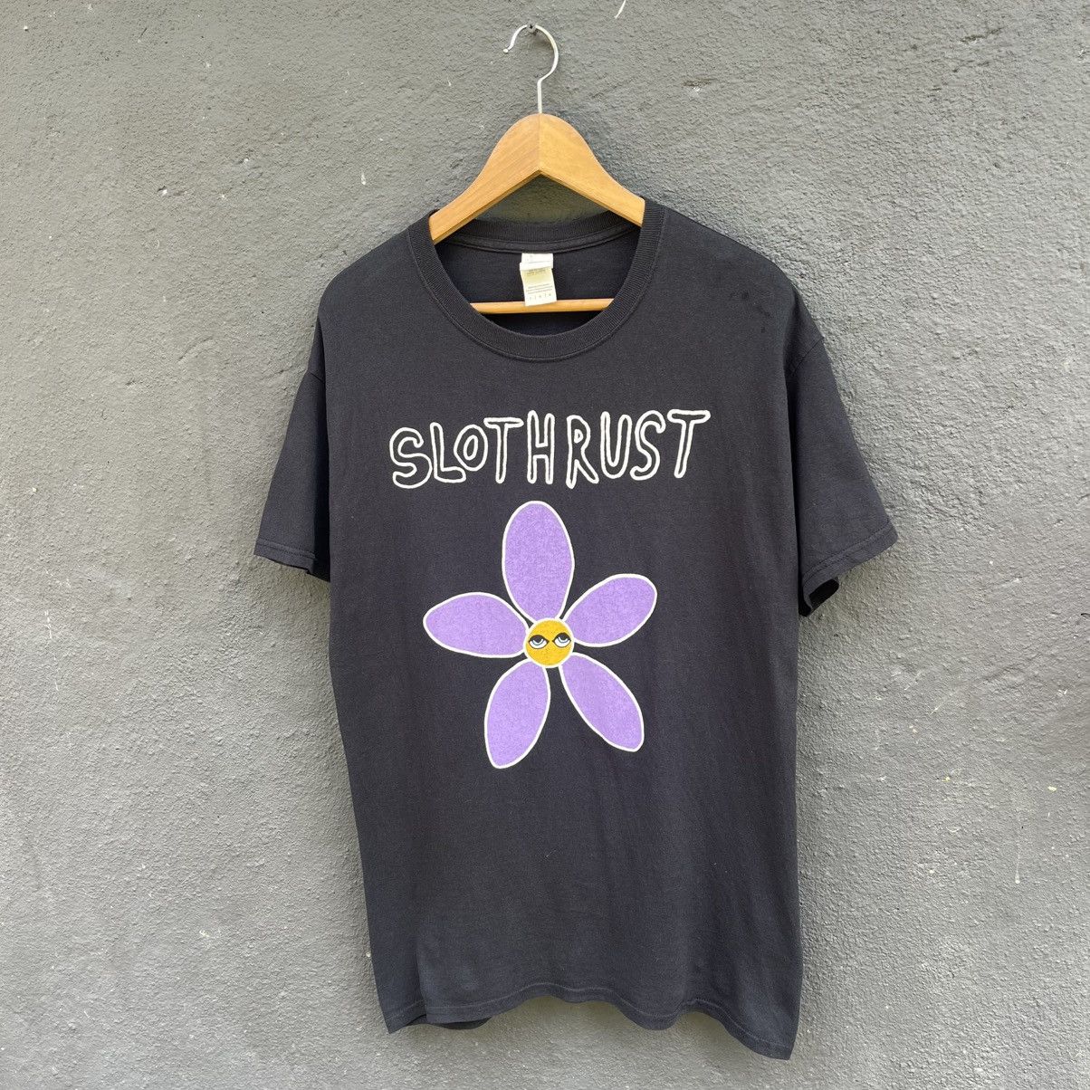 Band Tees Thrashed Faded Vintage Slothrust Alternative Indie Band Tee Size US L / EU 52-54 / 3 - 1 Thumbnail