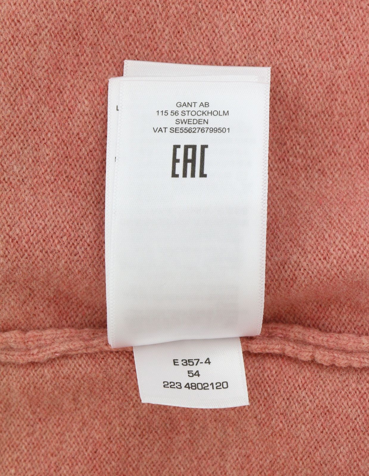Gant SUPERFINE LAMBSWOOL C-NECK XL Terracotta Melange 88068 Size XL / US 12-14 / IT 48-50 - 9 Thumbnail