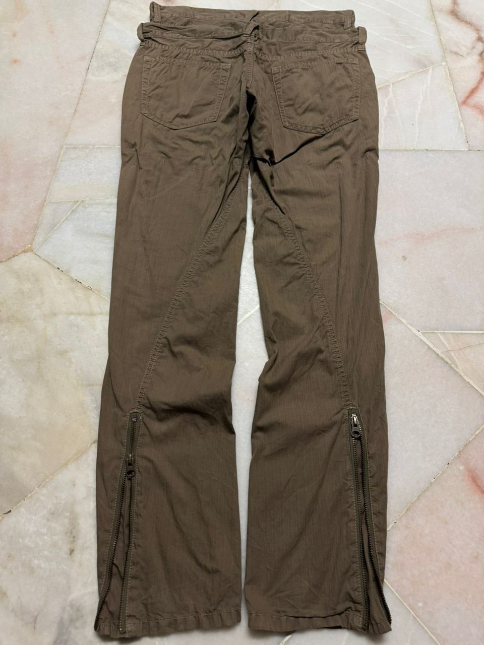 PPFM 💥Double Waist💥Vintage Ppfm Double Waist Spiral Leg Zipper Size US 29 - 18 Thumbnail