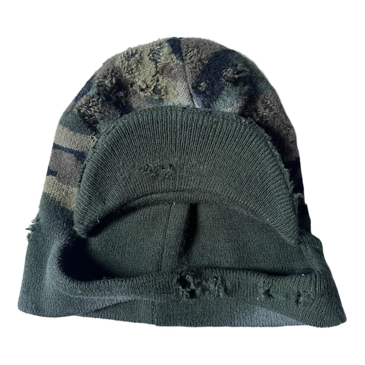 Other ASTROBOI* Distressed Green Camouflage Beanie Cap Size ONE SIZE - 1 Thumbnail