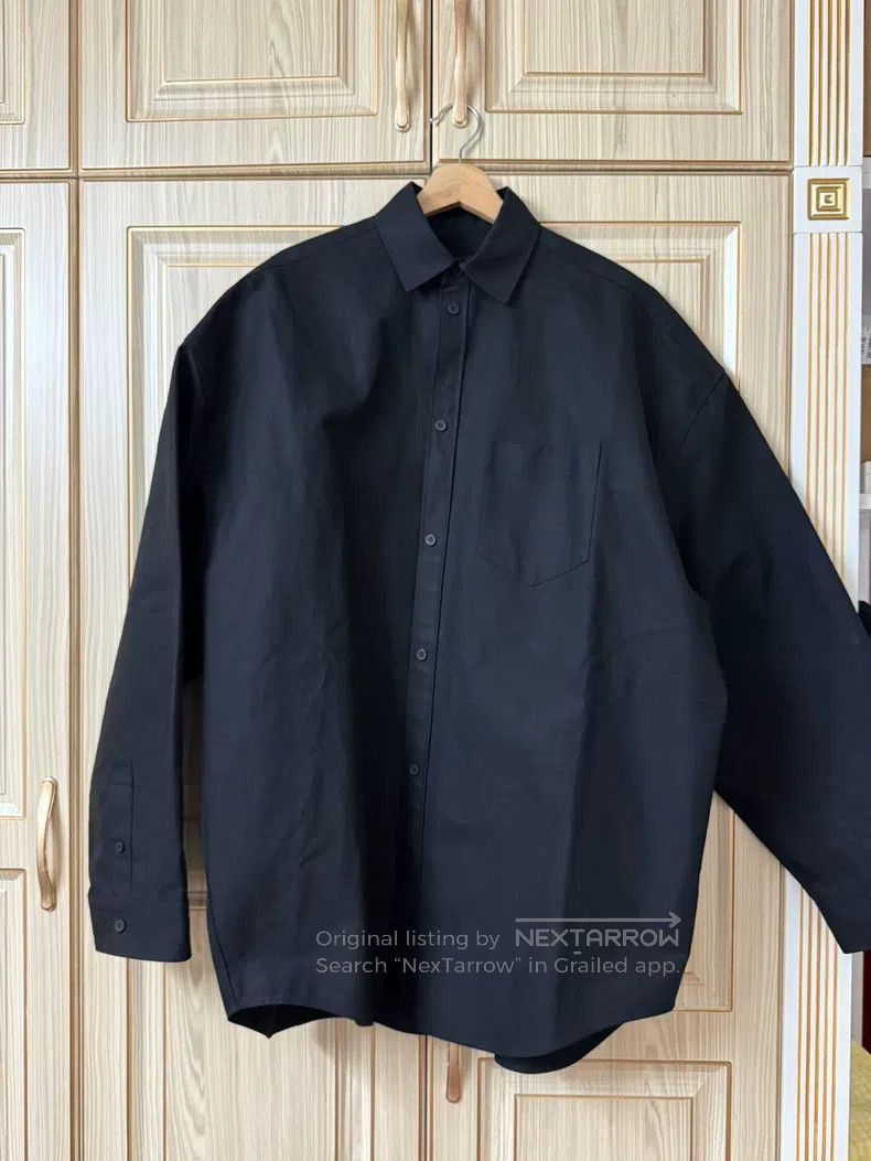 Balenciaga Balenciaga Solid Black Shirt Size US XS / EU 42 / 0 - 1 Thumbnail