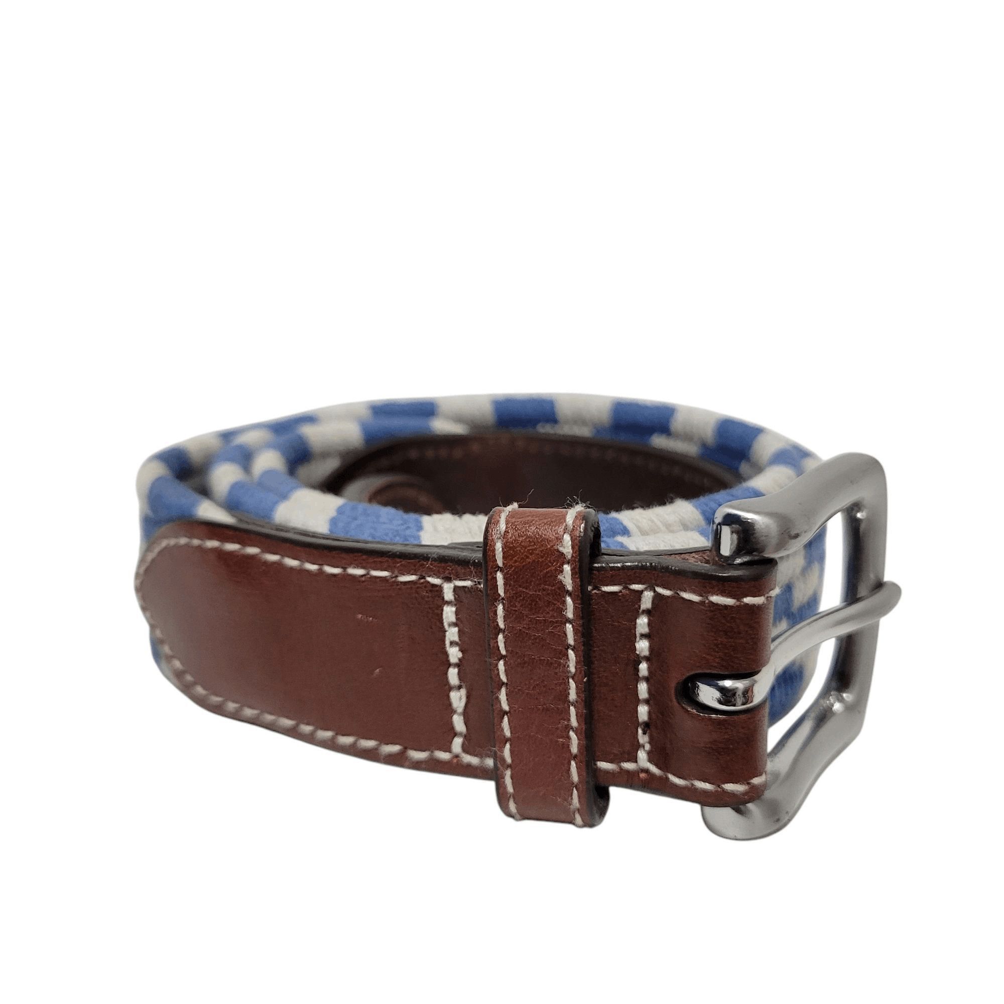 Vineyard Vines Vineyard Vines Men's Braided Elastic Leather Belt Size 36 Size 36 - 1 Thumbnail