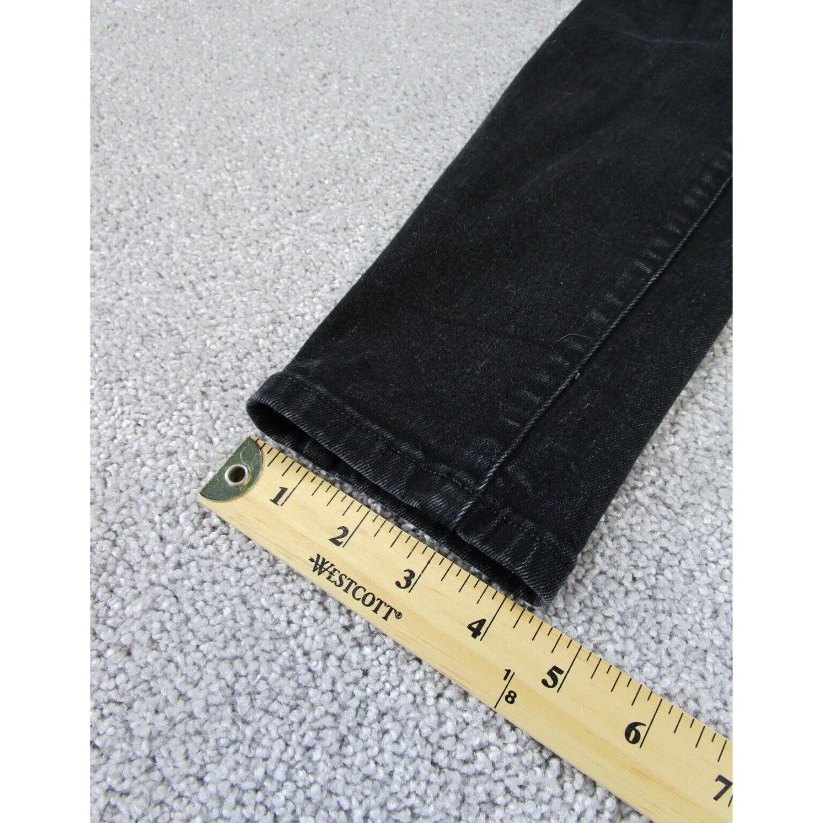Everlane Womens Everlane Jeans Authentic Stretch Skinny Black Denim XL Extra Large Size 29" - 4 Thumbnail