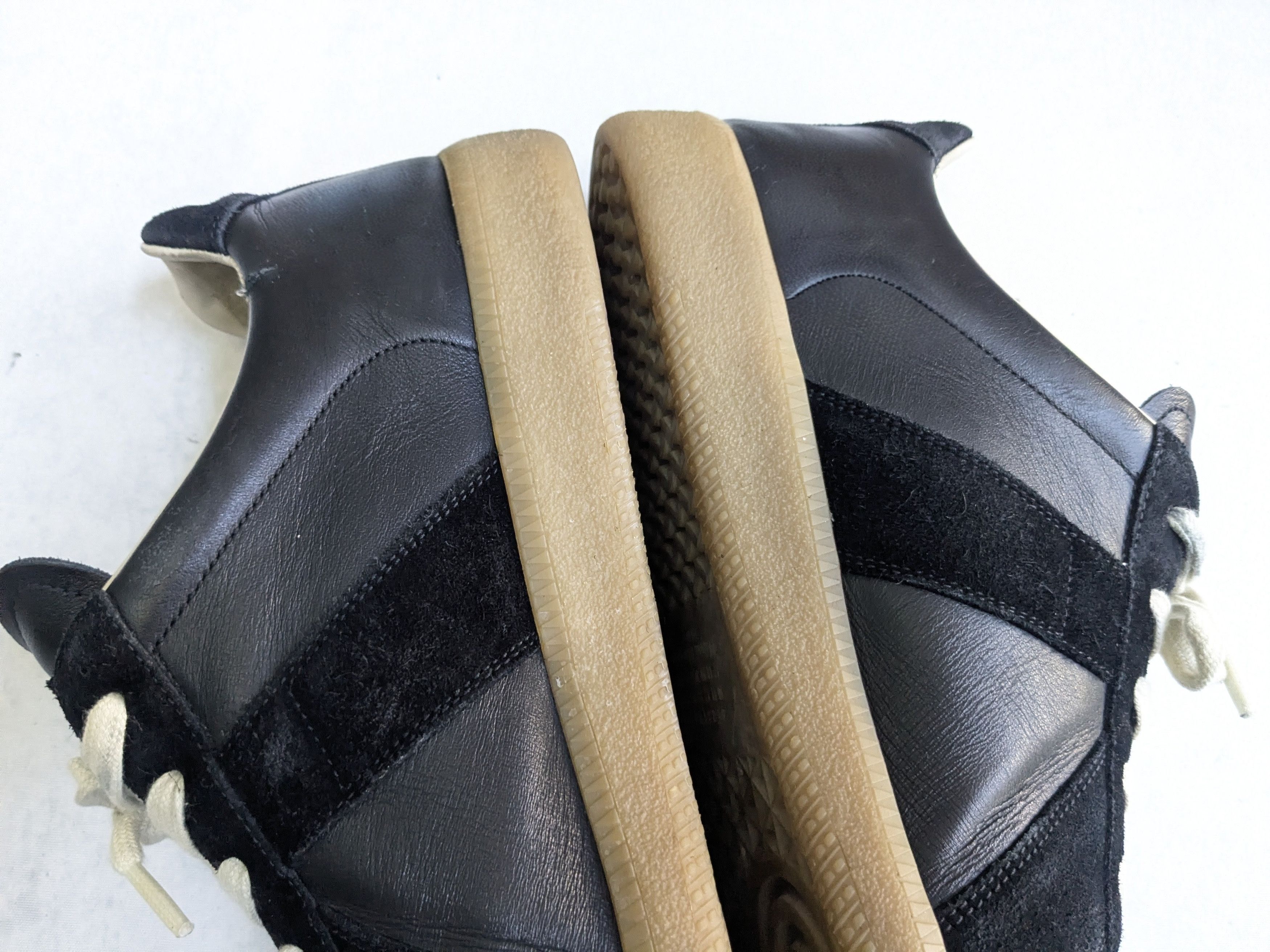 Maison Margiela Maison Margiela GAT Replica Black 11.5 44.5 Gum Low Size US 11.5 / EU 44-45 - 14 Thumbnail