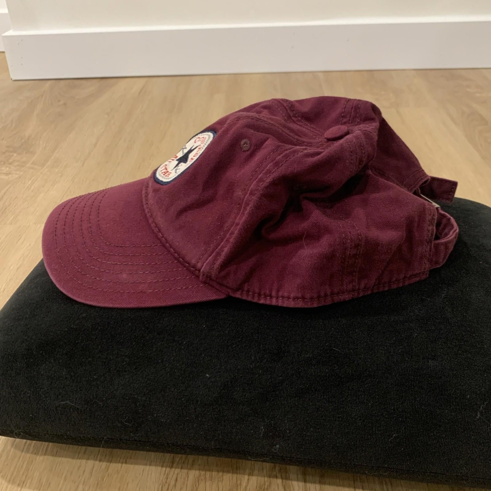 Converse New Converse Chuck Taylor Patch Cap Burgundy Bloodstone Hat Size ONE SIZE - 8 Thumbnail