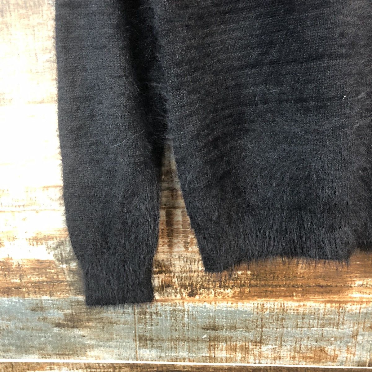 Homespun Knitwear DL Marble Waltz Black fur shaggy mohair Knitwear #C023 Size US M / EU 48-50 / 2 - 7 Thumbnail