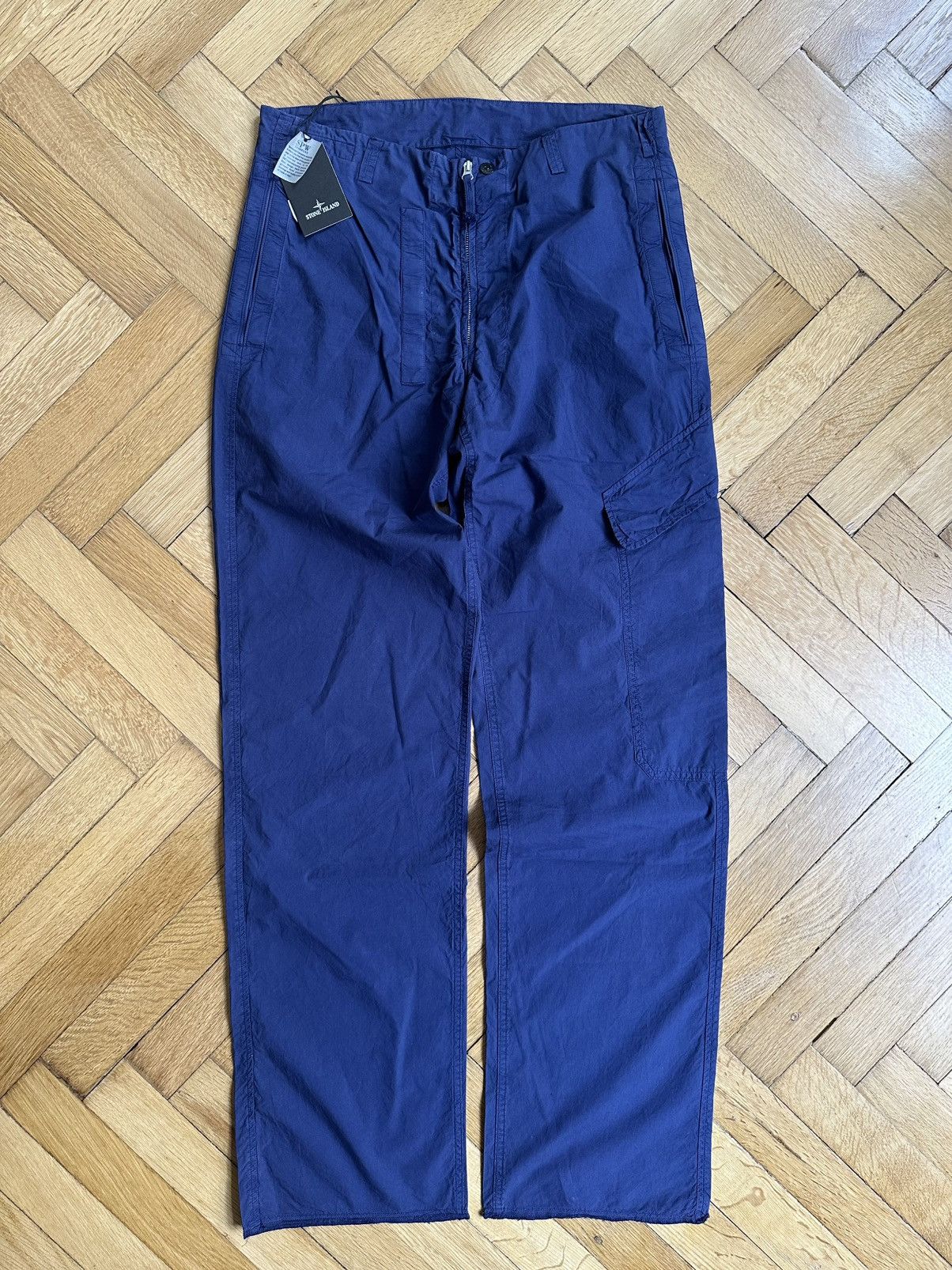 Stone Island Stone Island Vintage Rare 00s Archive Purple Cargo Pants Size US 32 / EU 48 - 2 Thumbnail