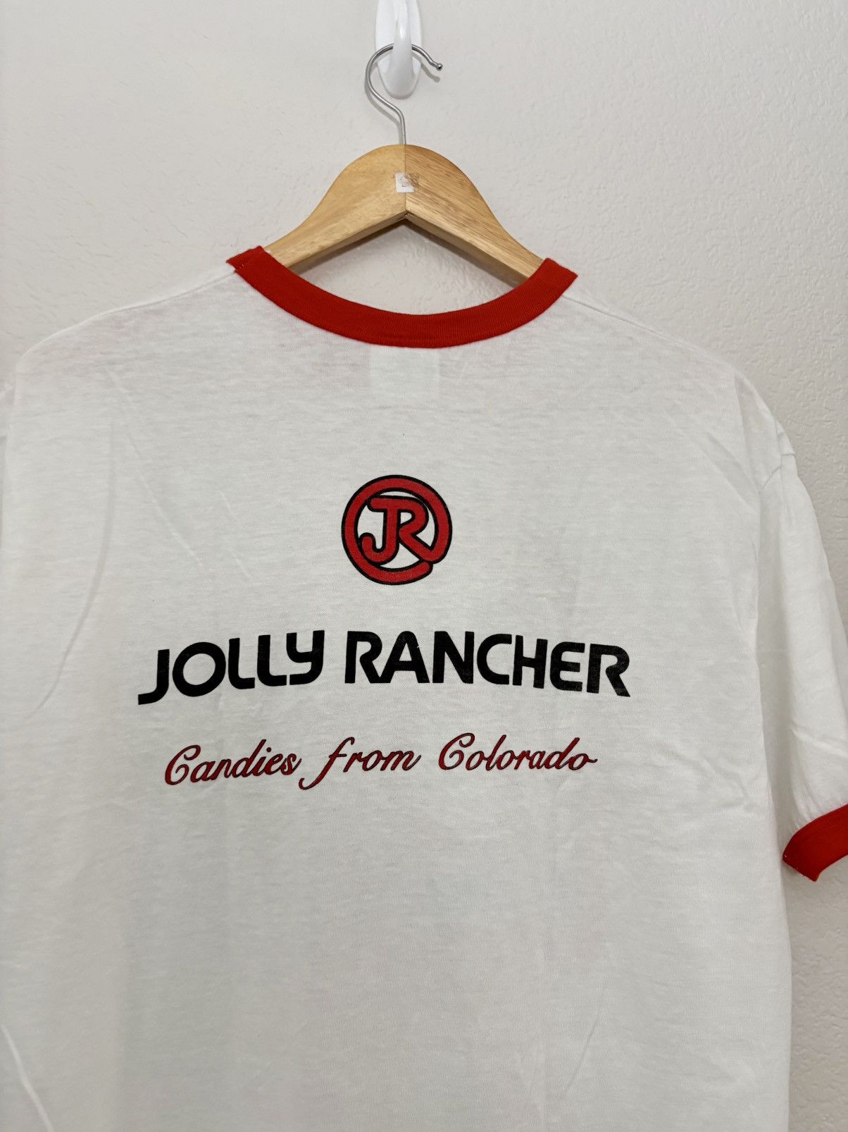 Vintage 80’s Jolly Rancher Candy Classic Car Vintage Ringer Tee Size US XL / EU 56 / 4 - 5 Thumbnail
