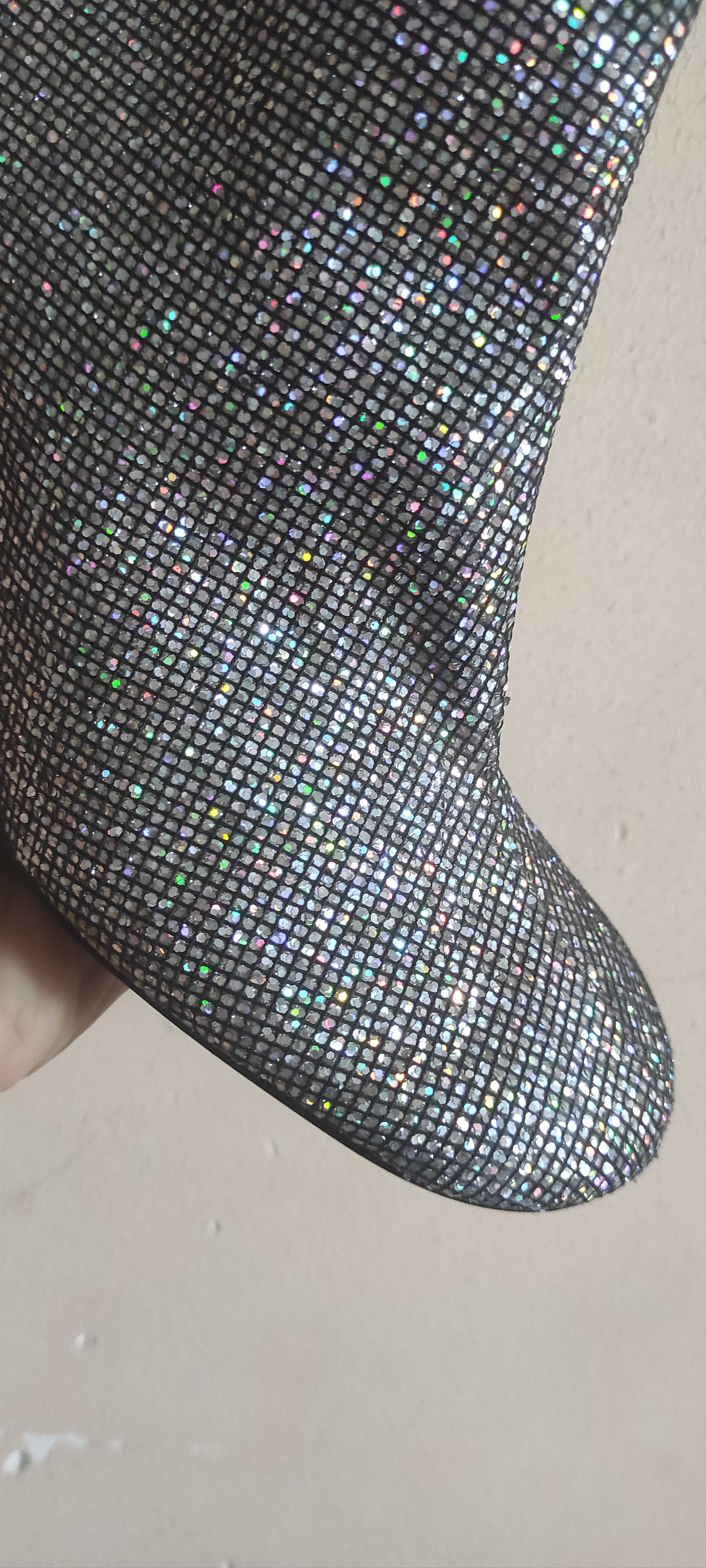 Zara Zara Glitter Heels Silver Ankle Metallic Sparkly Booties Size US 6.5 / IT 36.5 - 14 Thumbnail