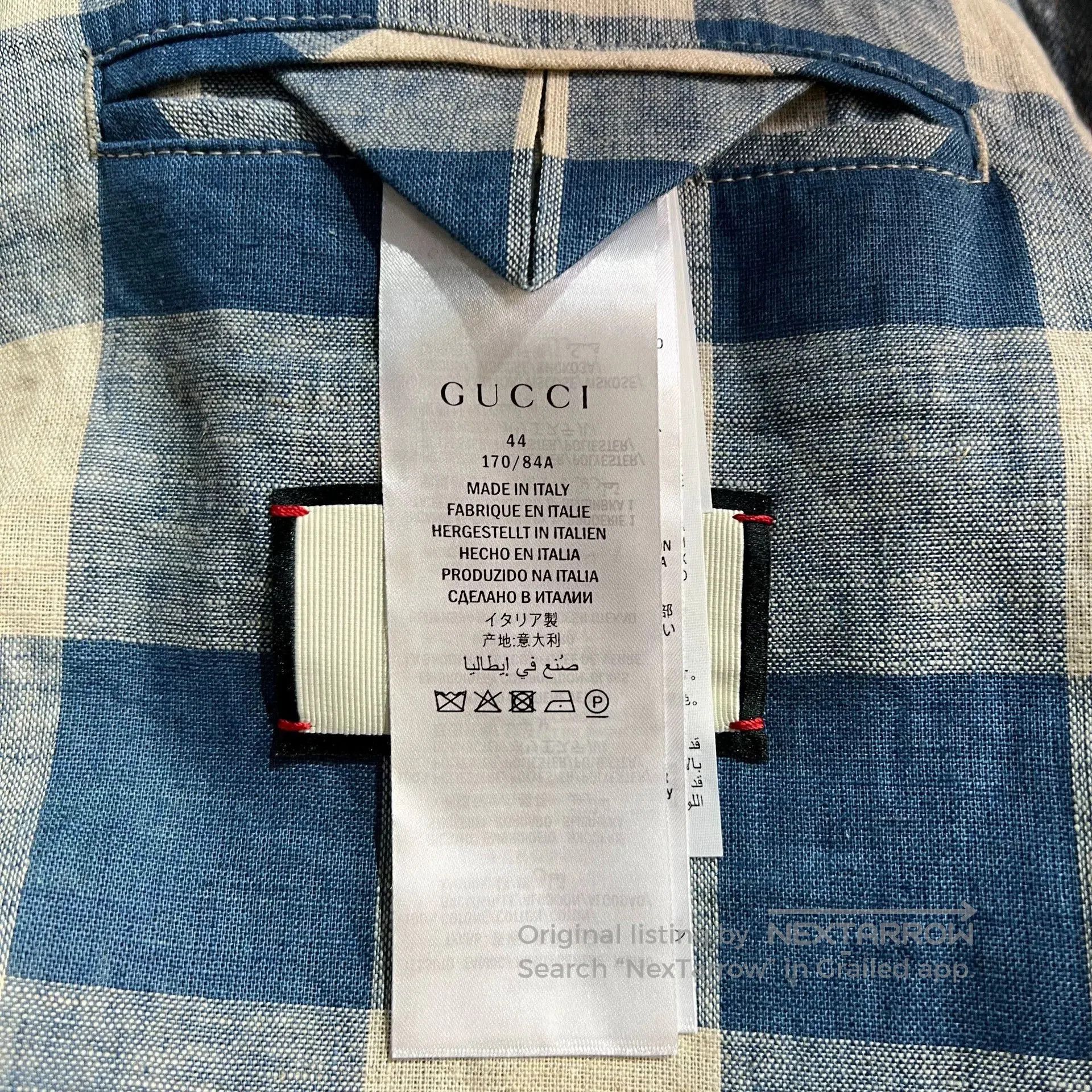 Gucci Gucci Diamond Embroidered Heart Skull Denim Jacket. Size US S / EU 44-46 / 1 - 6 Thumbnail