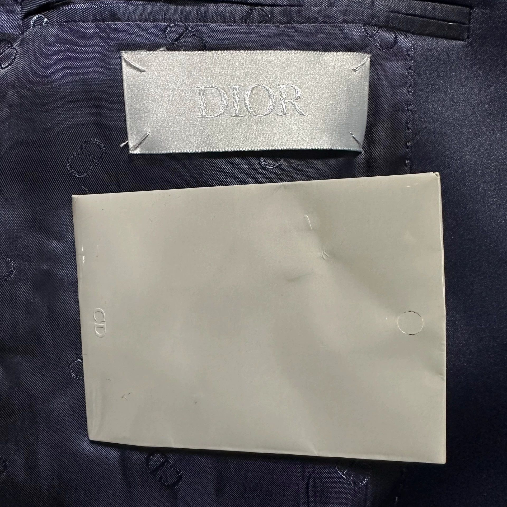 Dior dior man denim tears double-breasted jacket Size US L / EU 52-54 / 3 - 4 Thumbnail