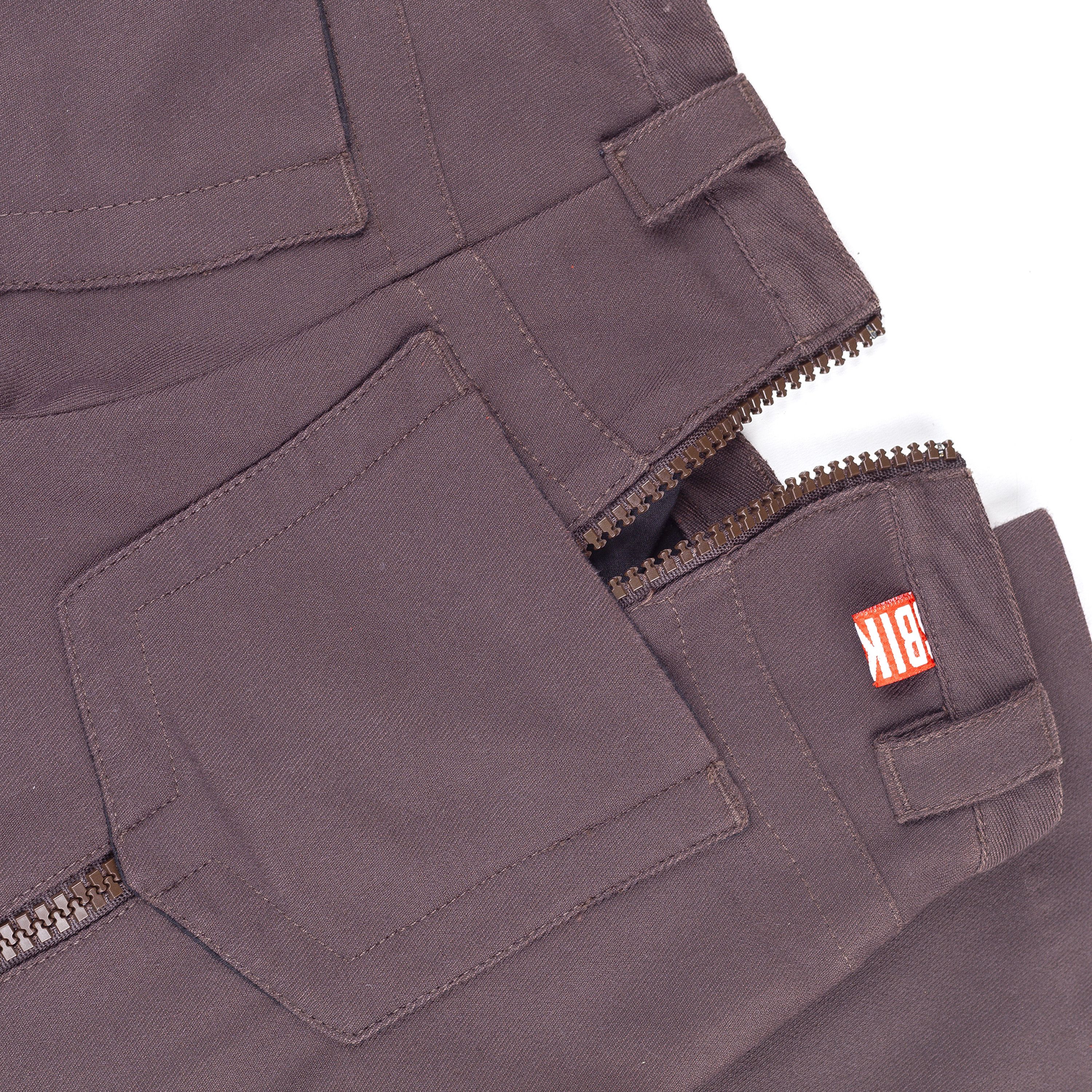 Dirk Bikkembergs Dirk Bikkembergs Vintage Brown Zipper Pants (XS) Size 25" / US 0 / IT 36 - 4 Thumbnail