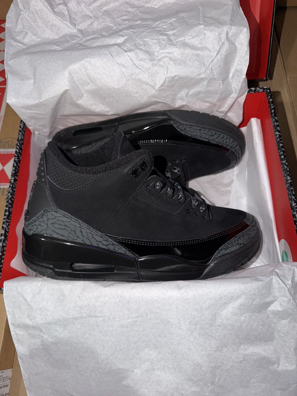 Jordan Brand Air Jordan 3 Retro Black Cat 2025 (Size 9.5) Size US 9.5 / EU 42-43 - 1 Thumbnail
