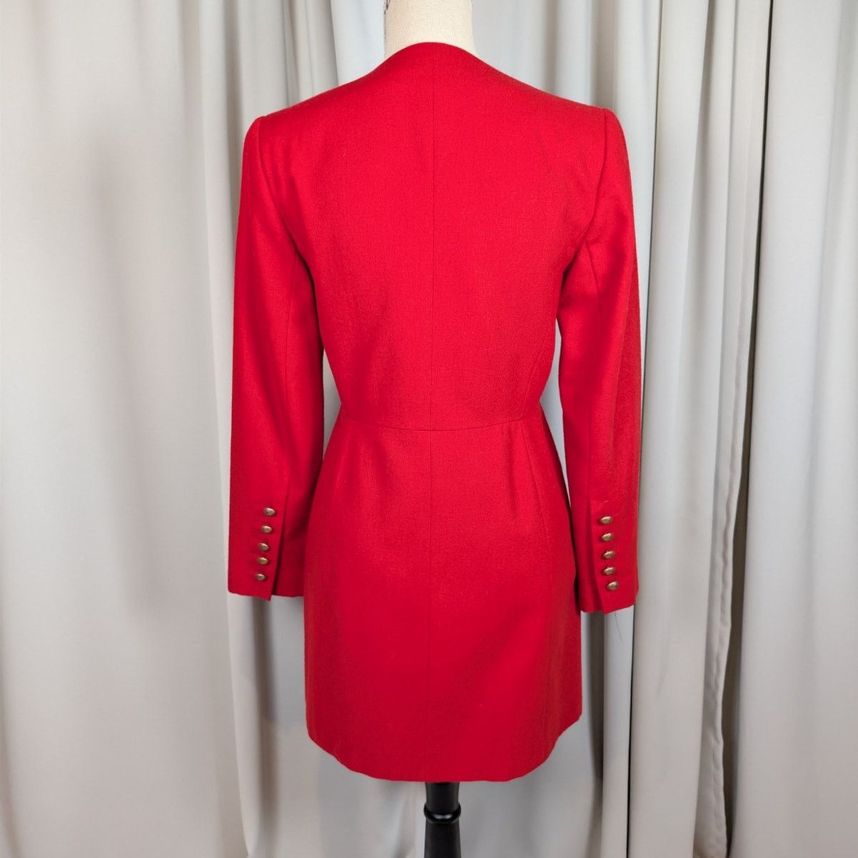 Harve Benard Vintage Harve Bernard by Bernard Holtzman Wool Overcoat Red Size XS / US 0-2 / IT 36-38 - 20 Thumbnail