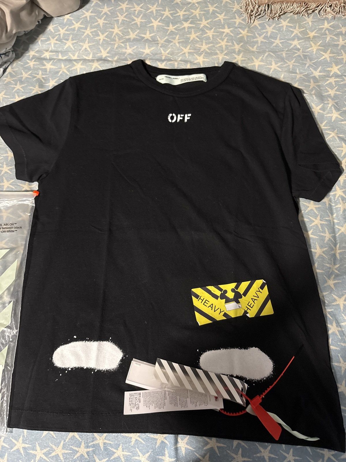 Off-White Off White Mirror Mirror Diagonal Spray T Shirt Size US XS / EU 42 / 0 - 1 Thumbnail