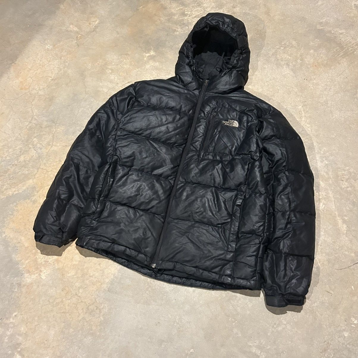 The North Face × Vintage The North Face Hooded Down Fill 700 Nuptse Puffer Jacket Size US M / EU 48-50 / 2 - 2 Thumbnail