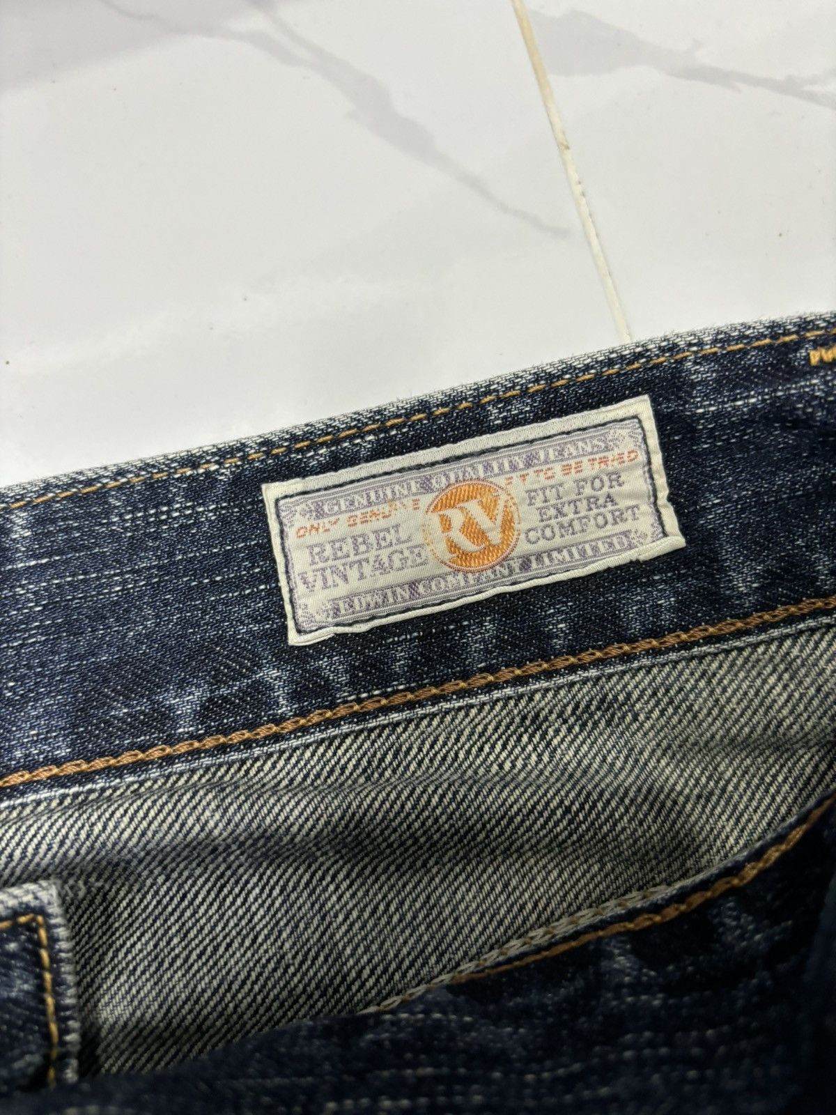 Edwin EDWIN 511 REBEL VINTAGE FLARED DISTRESSED DENIM FLARE JEANS Size US 30 / EU 46 - 12 Thumbnail