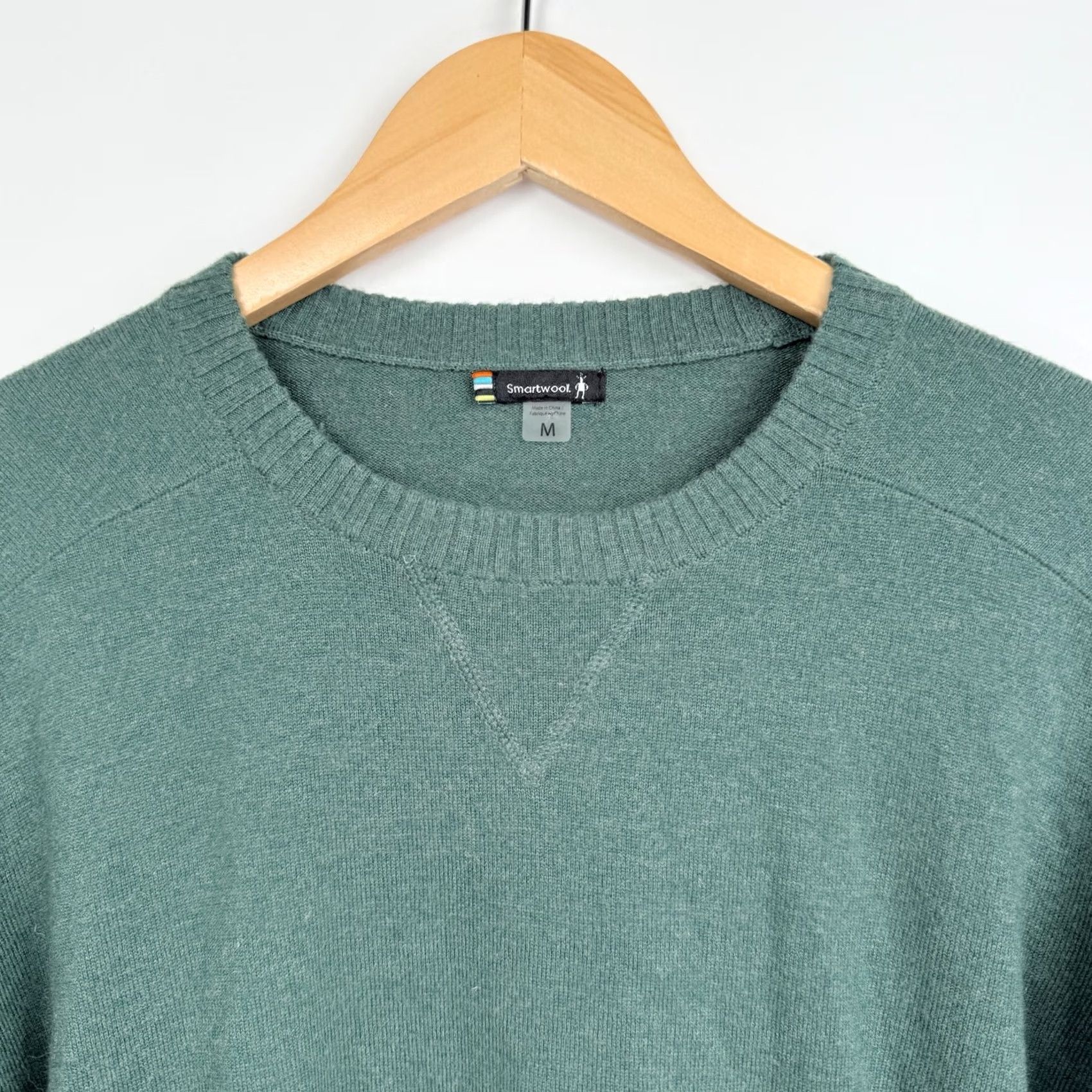 Smartwool SmartWool Sweater Mens M Merino Wool Blend Pullover Green Long Sleeve Crew Neck Casual Outdoor All Seasons Regular Redefined Fit Mens Size US M / EU 48-50 / 2 - 2 Thumbnail
