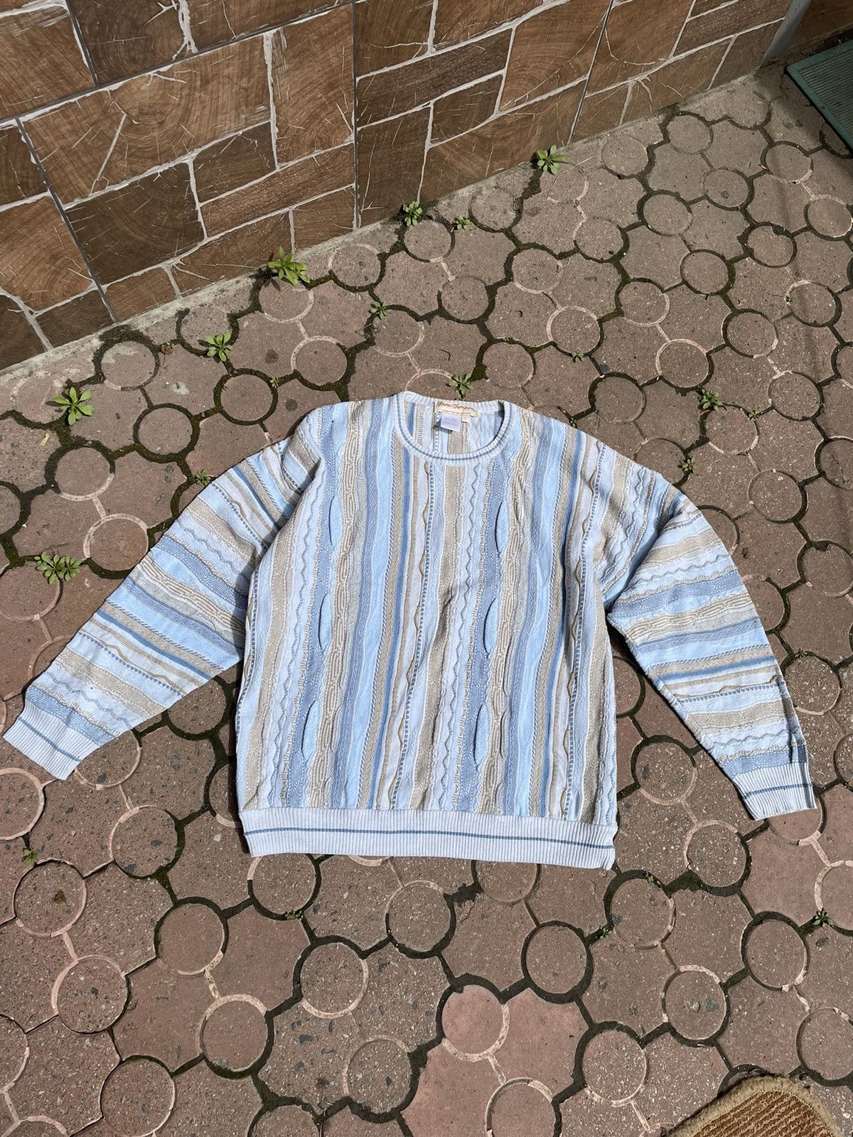 Norm Thompson × Vintage Vintage Norm Thompson Wool Sweater Italy Coogi Style Size XL Size US XL / EU 56 / 4 - 1 Thumbnail