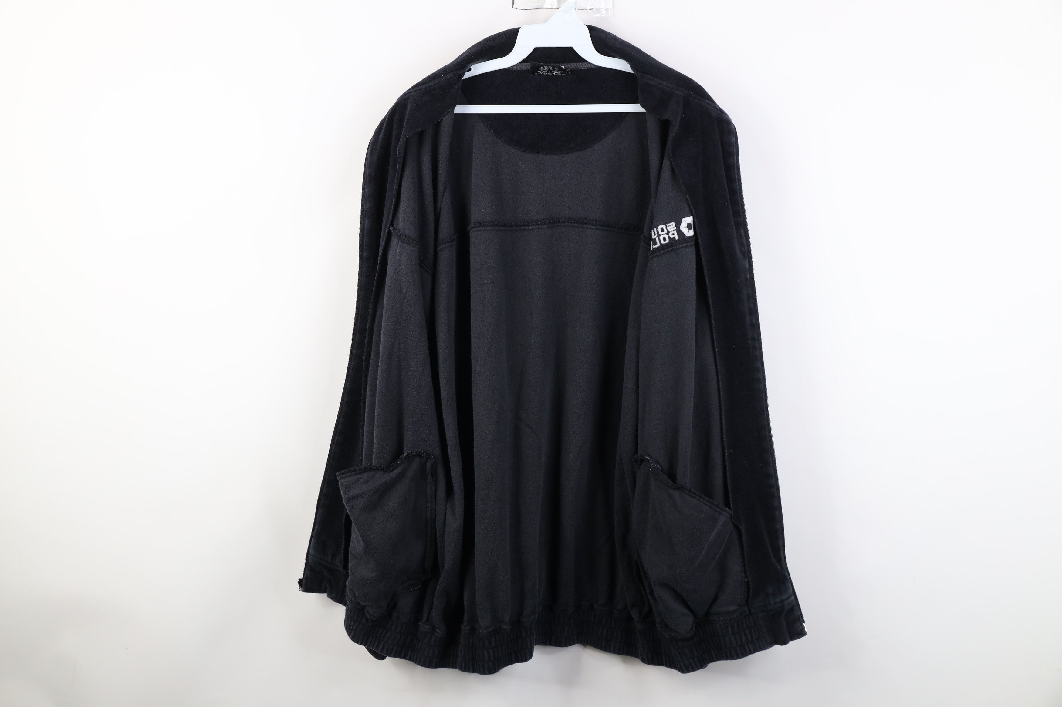 Southpole Vintage 90s Y2K Southpole Spell Velvet Velour Jacket Black Size US XL / EU 56 / 4 - 11 Thumbnail