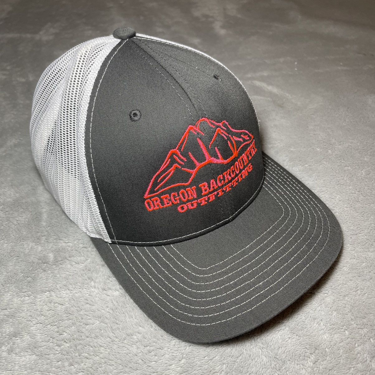 Richardson Richardson 112 Trucker Hat Oregon Backcountry Snapback Gray Size ONE SIZE - 7 Thumbnail