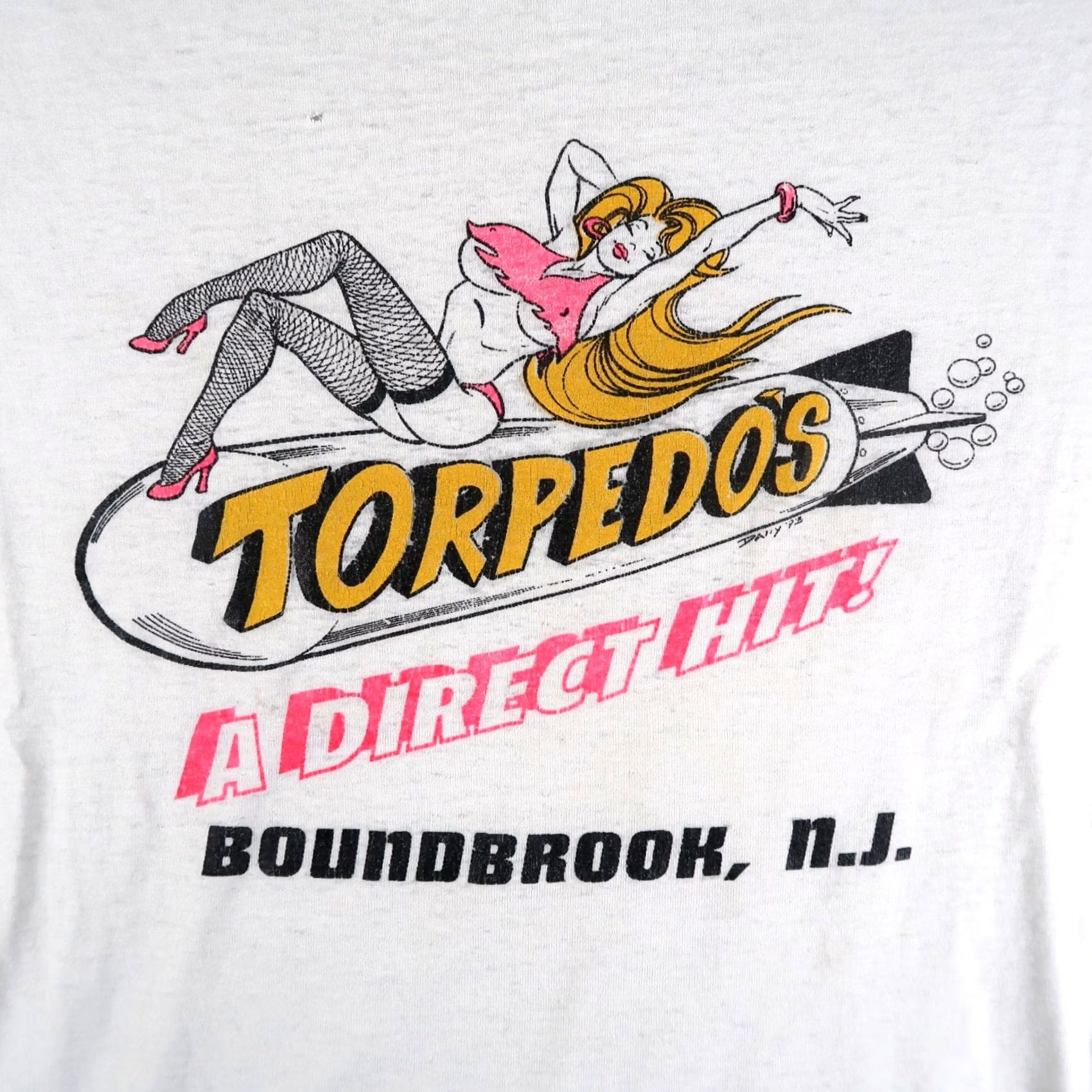 Vintage Vintage 90s Torpedo'S Bar Club Shirt XL Single Stitch USA Size US XL / EU 56 / 4 - 3 Thumbnail