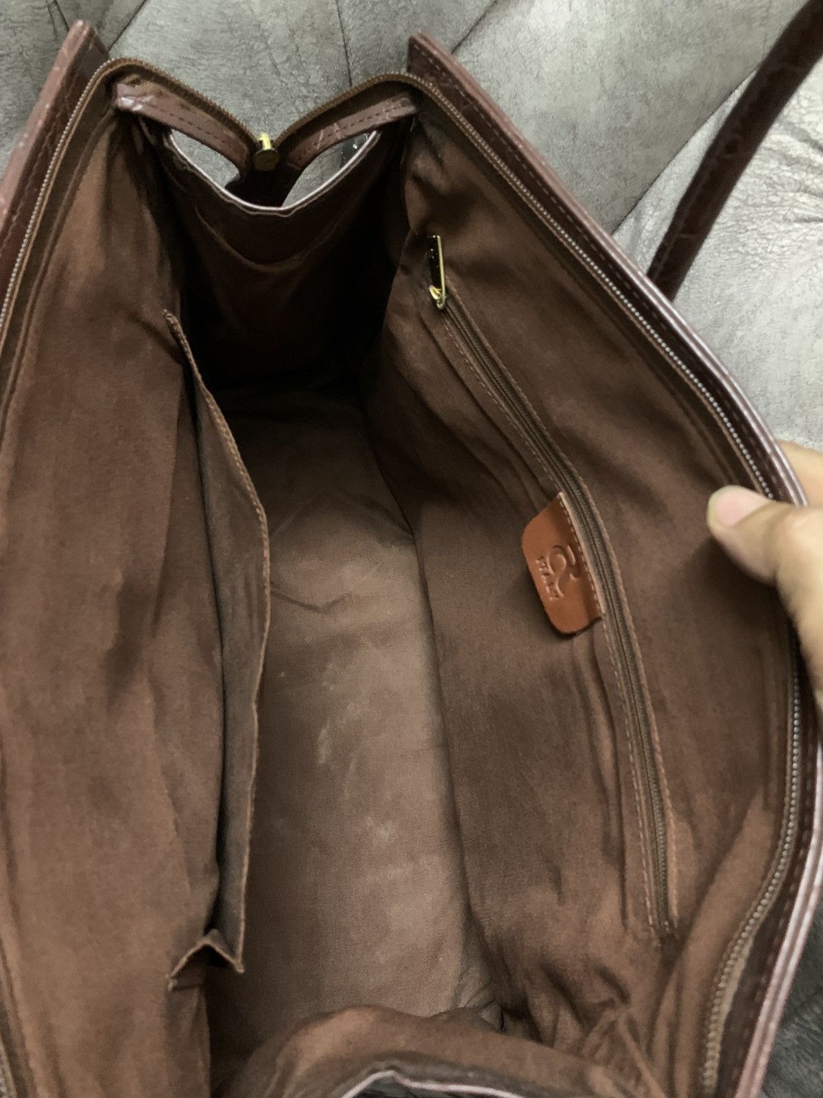 Handmade Birkin Bag Japanese Brand Faux Leather Size ONE SIZE - 14 Thumbnail